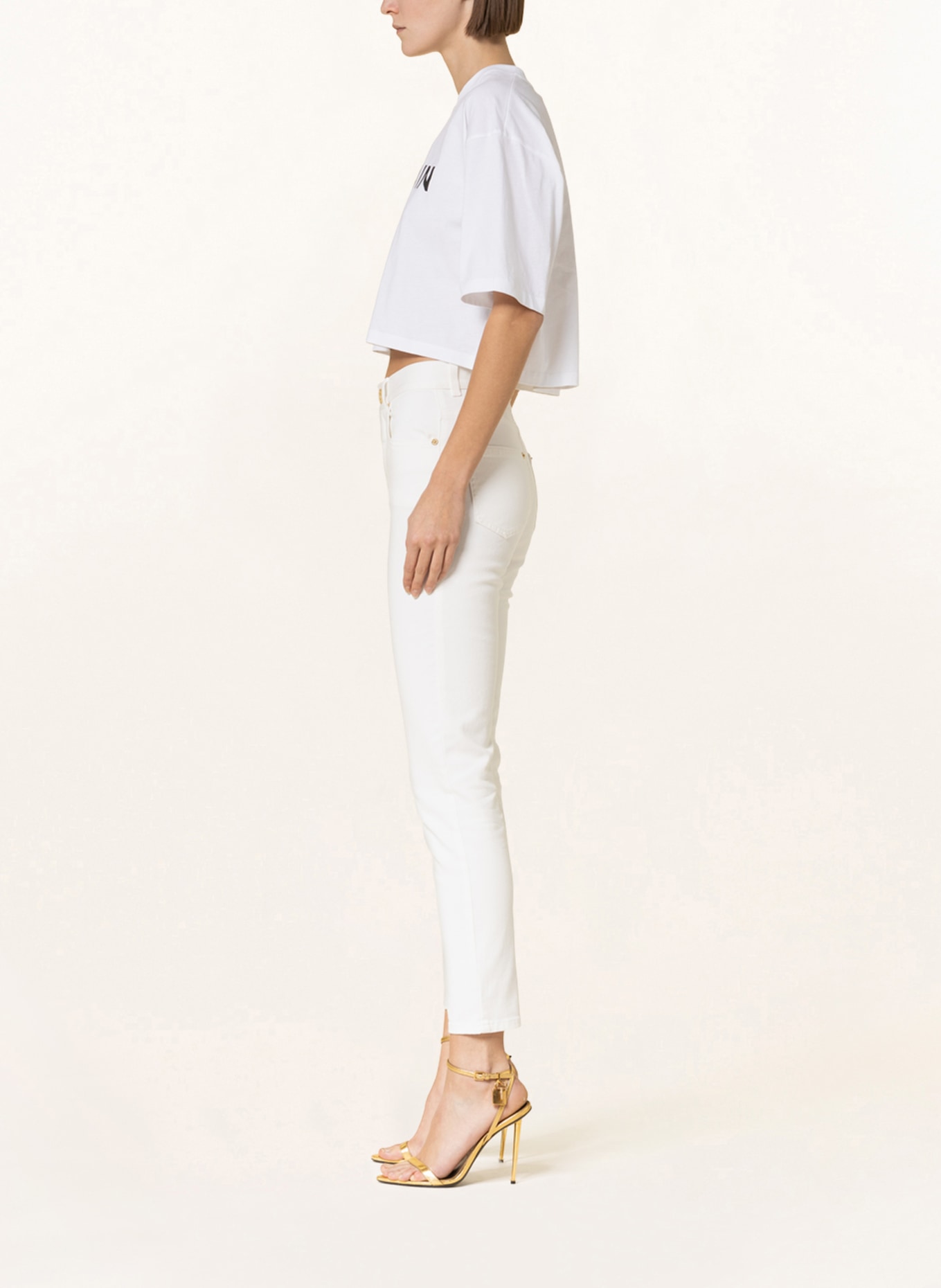 BALMAIN Jeans, Color: WHITE (Image 4)
