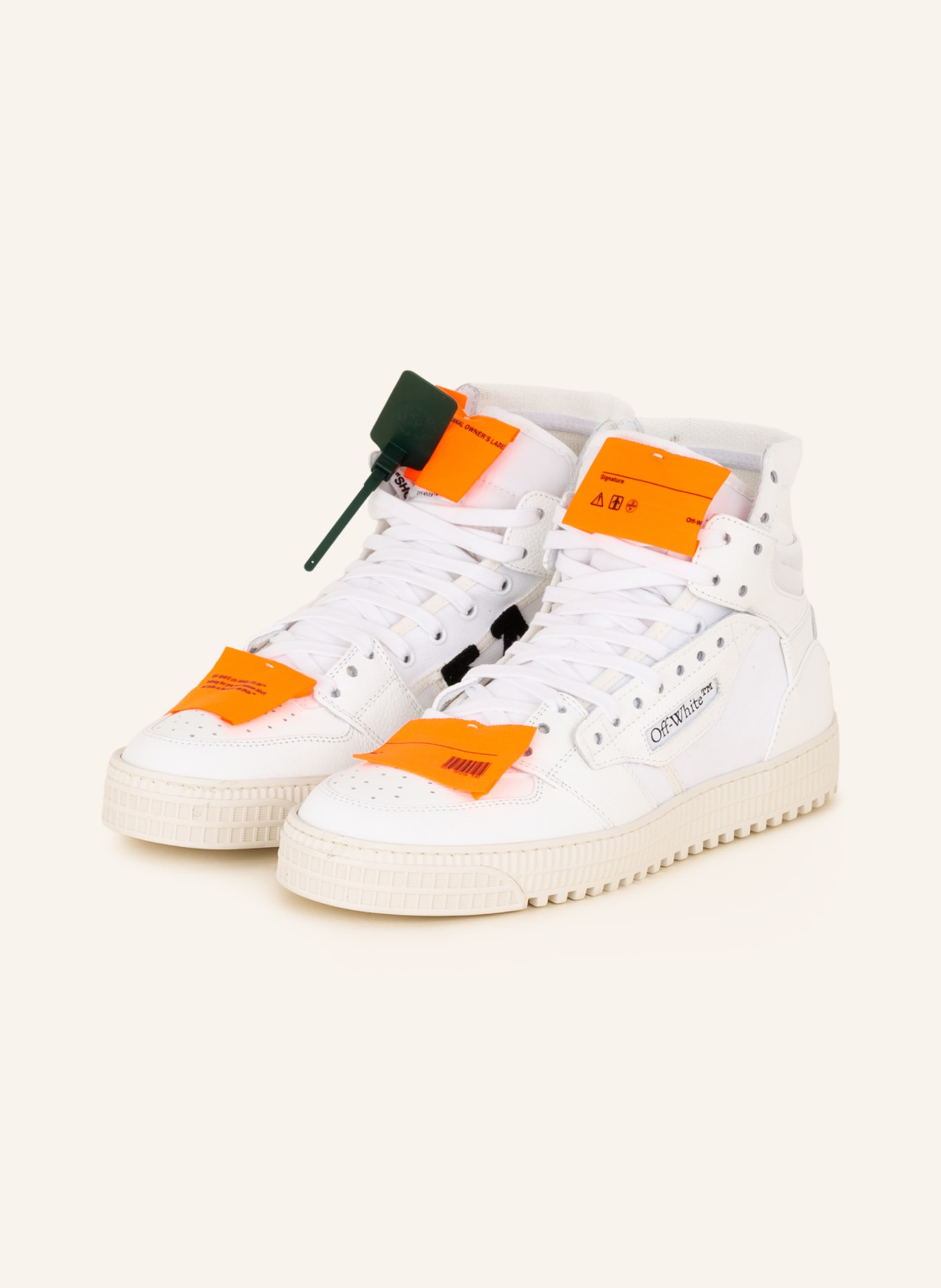 Off-White High-top sneakers , Color: WHITE (Image 1)