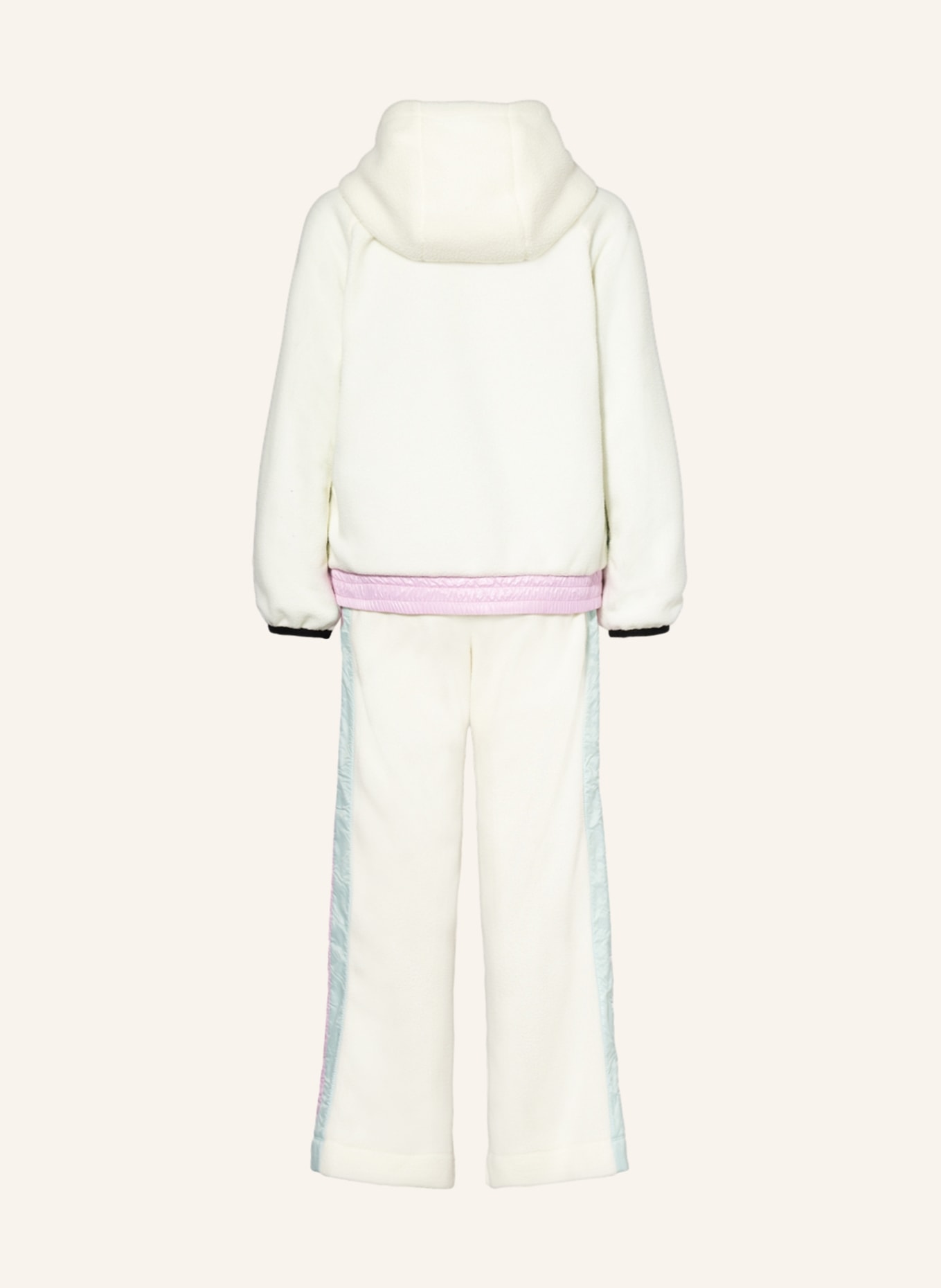 MONCLER enfant Trainingsanzug aus Fleece, Farbe: ECRU/ MINT/ ROSA (Bild 2)