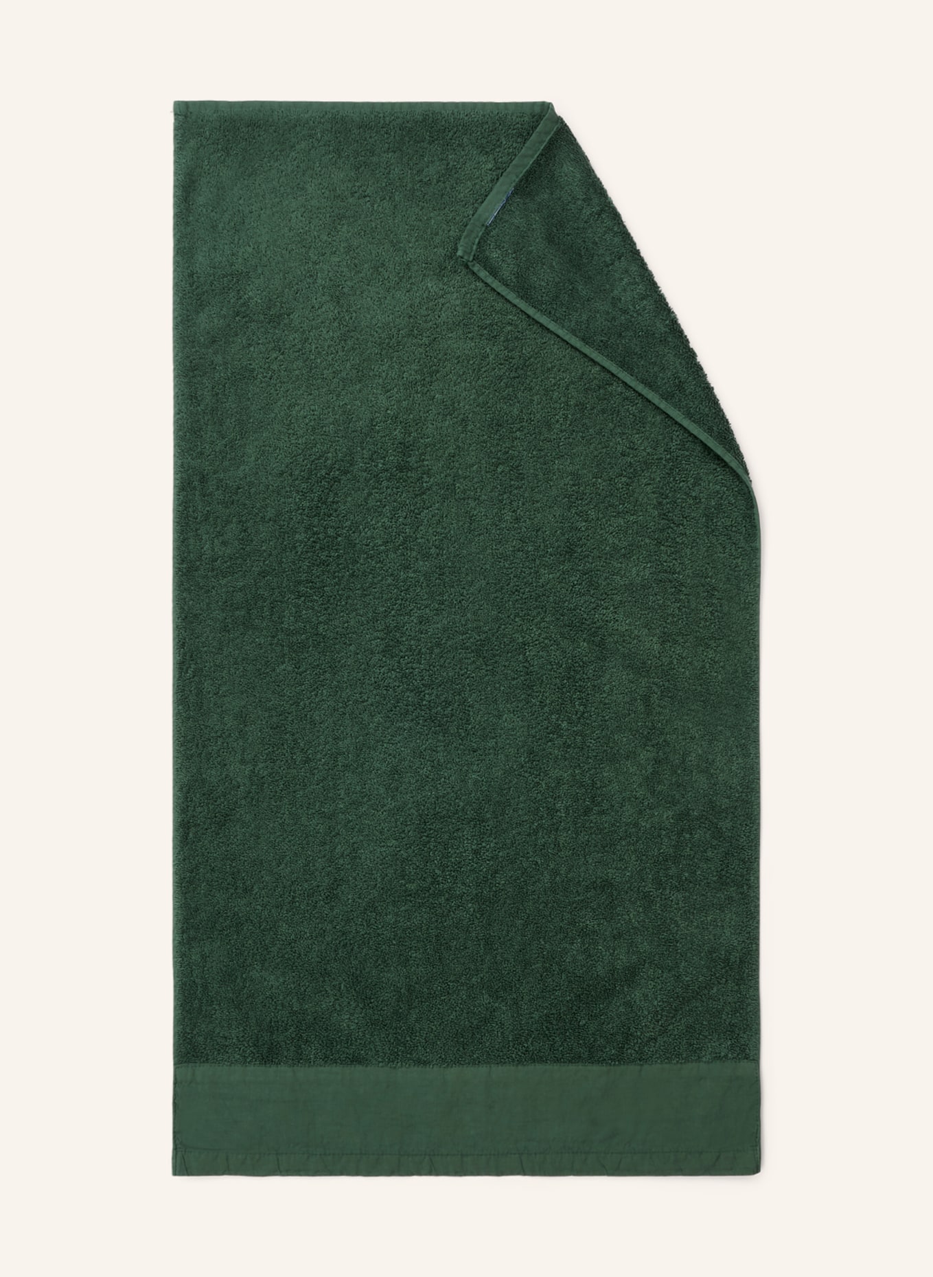 Marc O'Polo Guest towel LINAN, Color: DARK GREEN (Image 2)