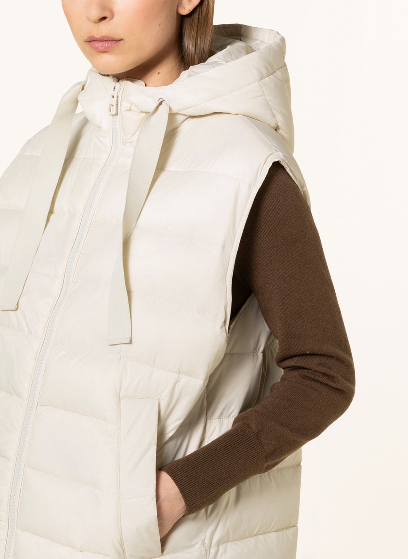 Marc O'Polo Quilted vest, Color: ECRU (Image 5)
