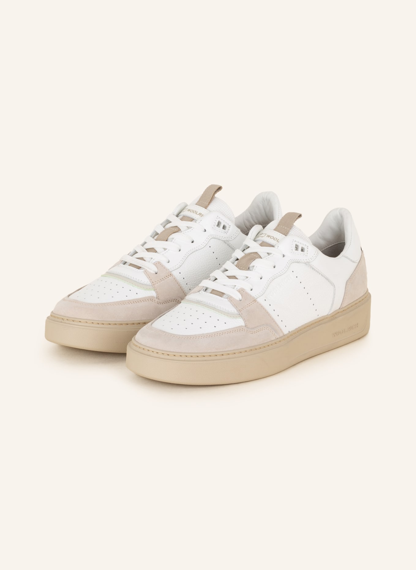 WOOLRICH Sneakers, Color: WHITE/ BEIGE (Image 1)