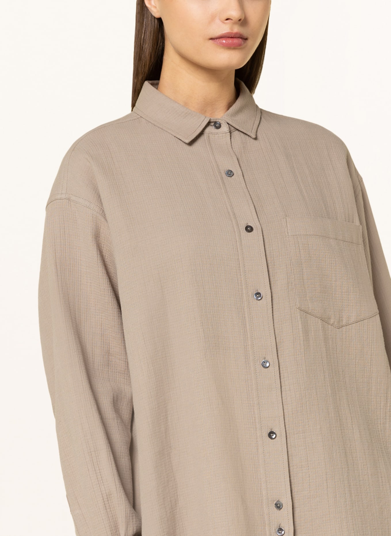 CLOSED Shirt blouse , Color: LIGHT BROWN (Image 4)