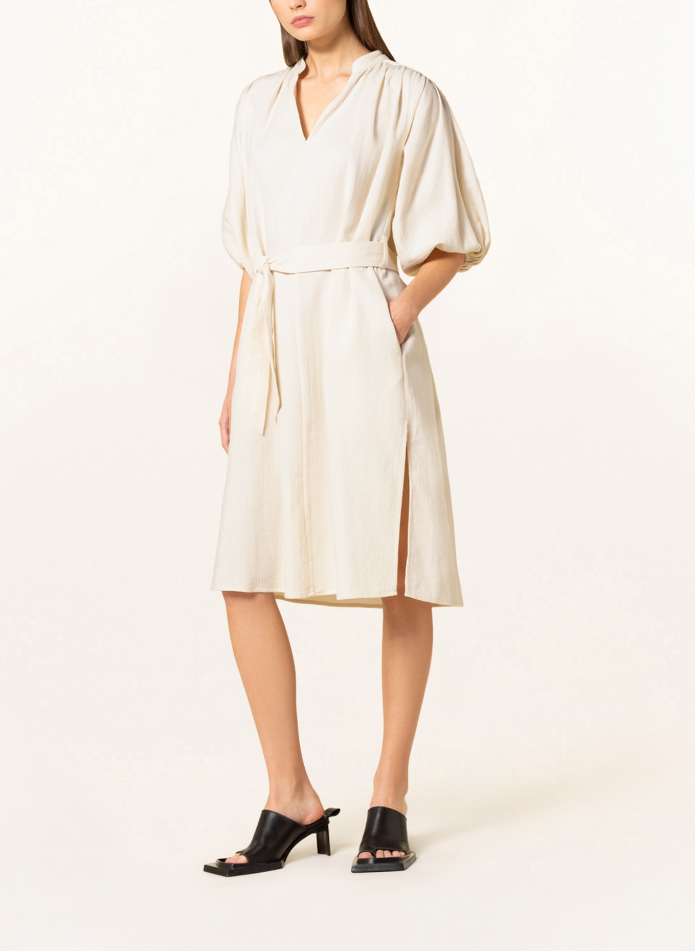 CLOSED Dress with 3/4 sleeves, Color: ECRU (Image 2)