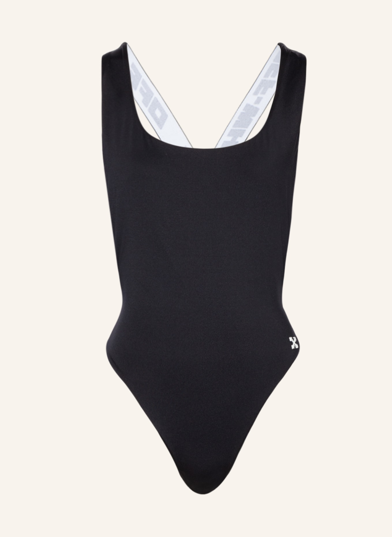 Off-White Swimsuit , Color: BLACK (Image 1)