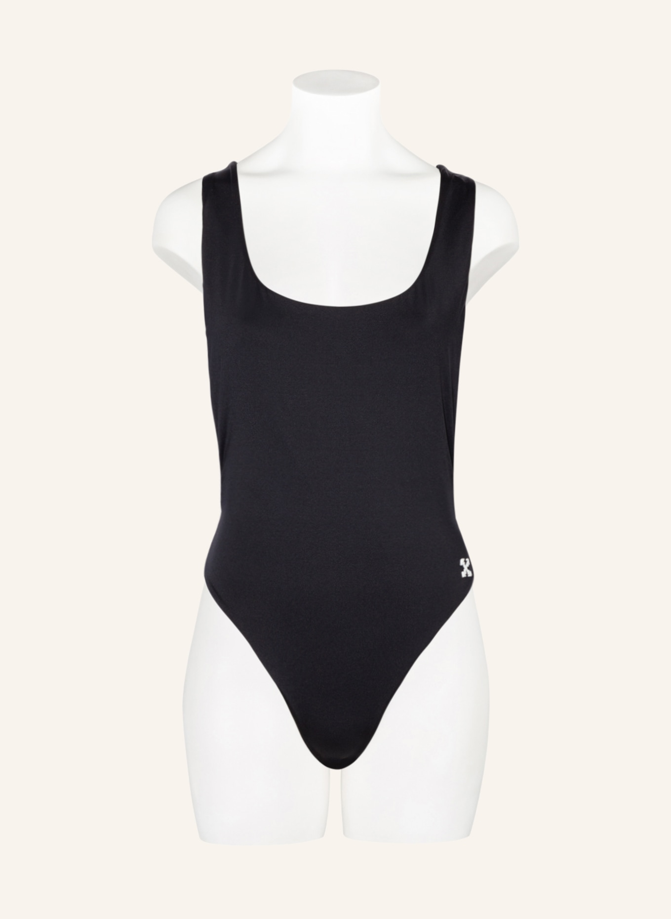 Off-White Swimsuit , Color: BLACK (Image 2)