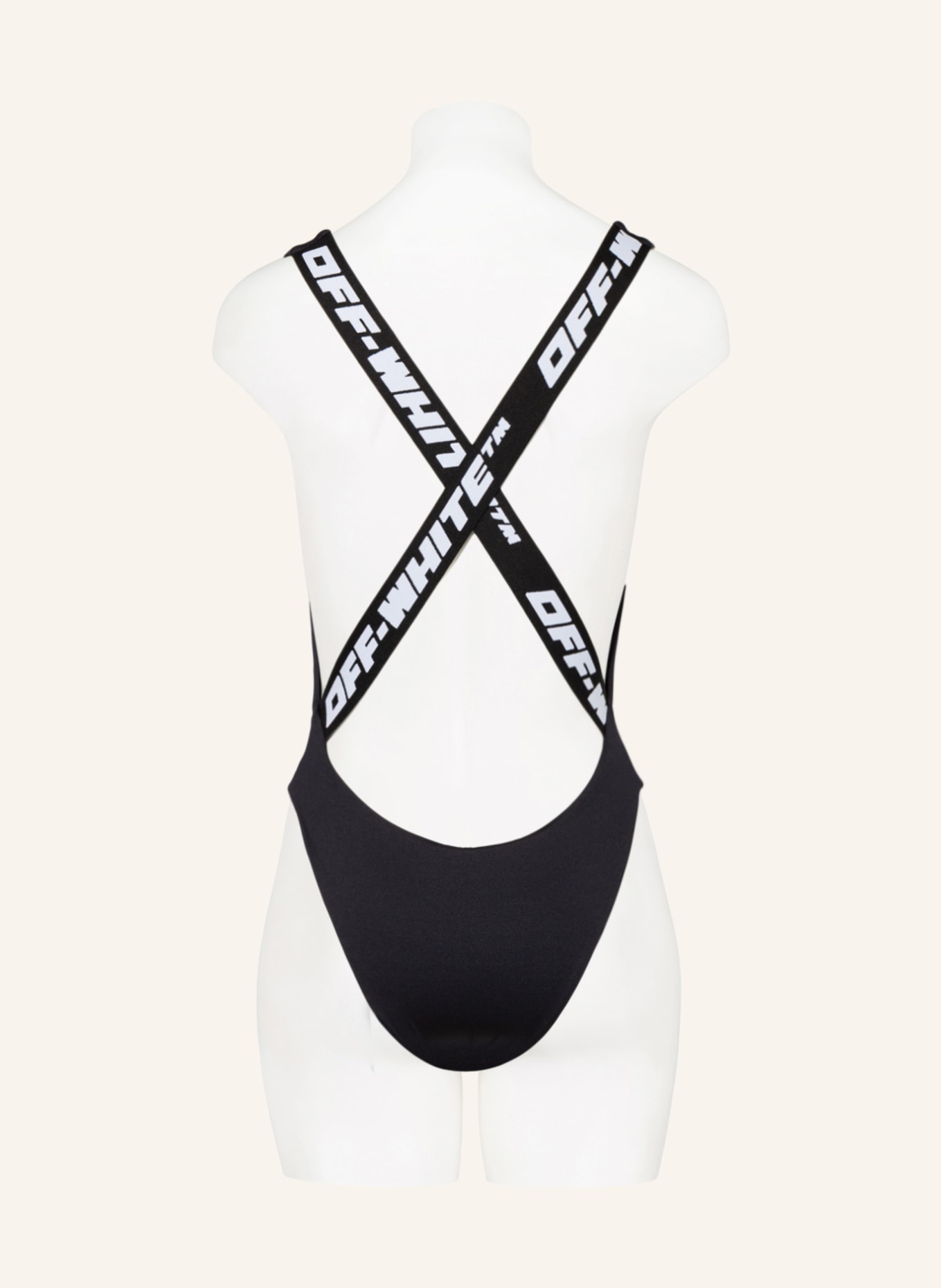 Off-White Swimsuit , Color: BLACK (Image 3)