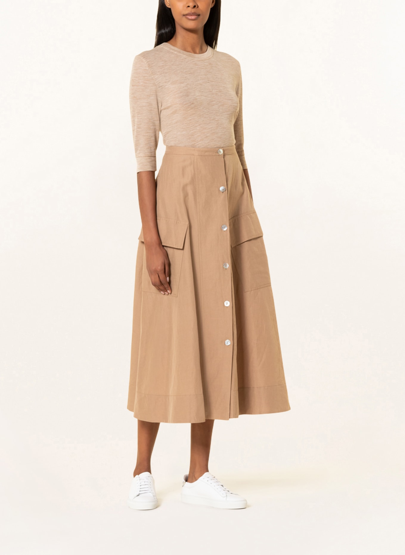 VINCE Skirt , Color: LIGHT BROWN (Image 2)