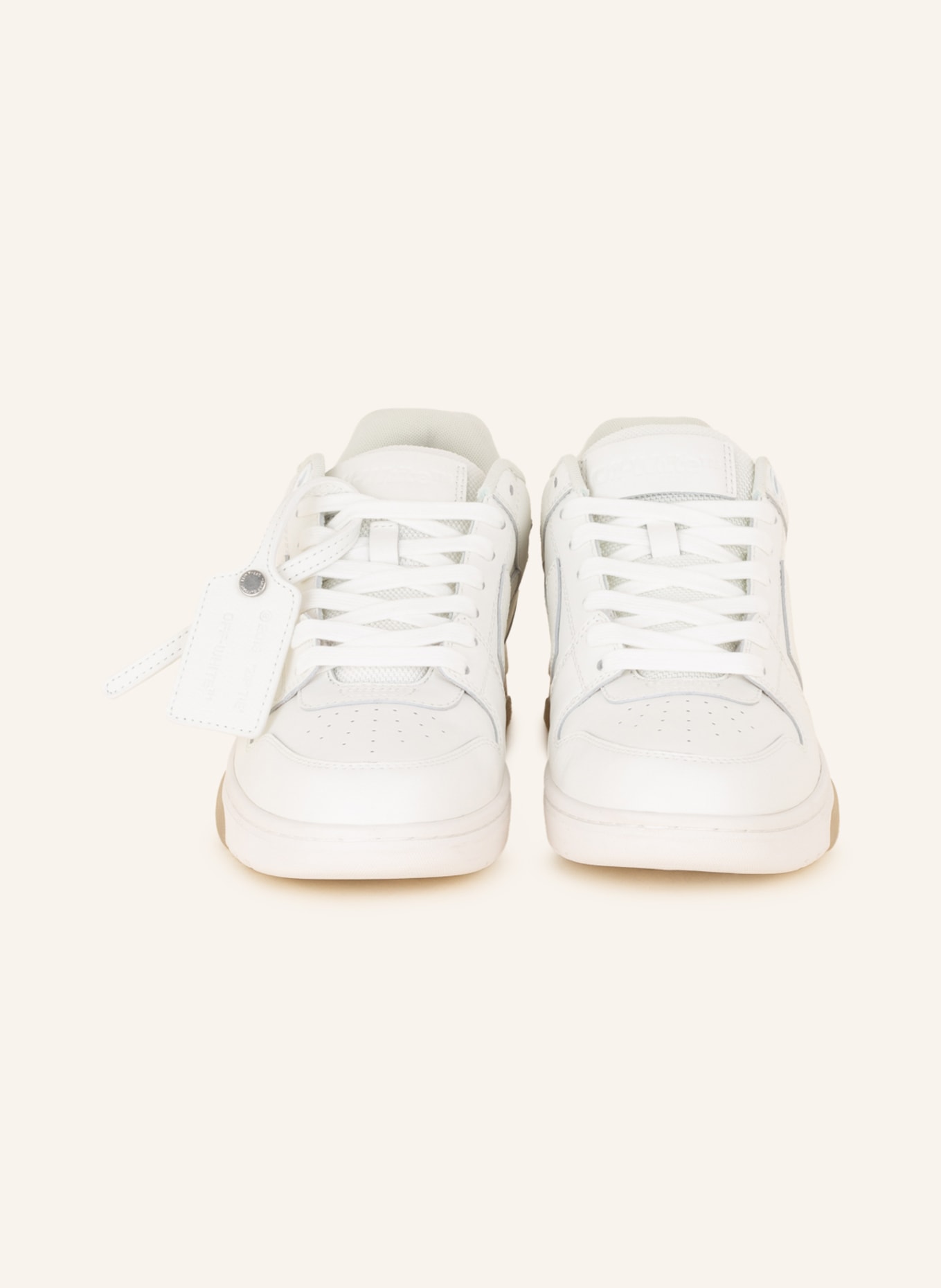 Off-White Sneakersy na platformie OUT OF OFFICE , Kolor: BIAŁY (Obrazek 3)