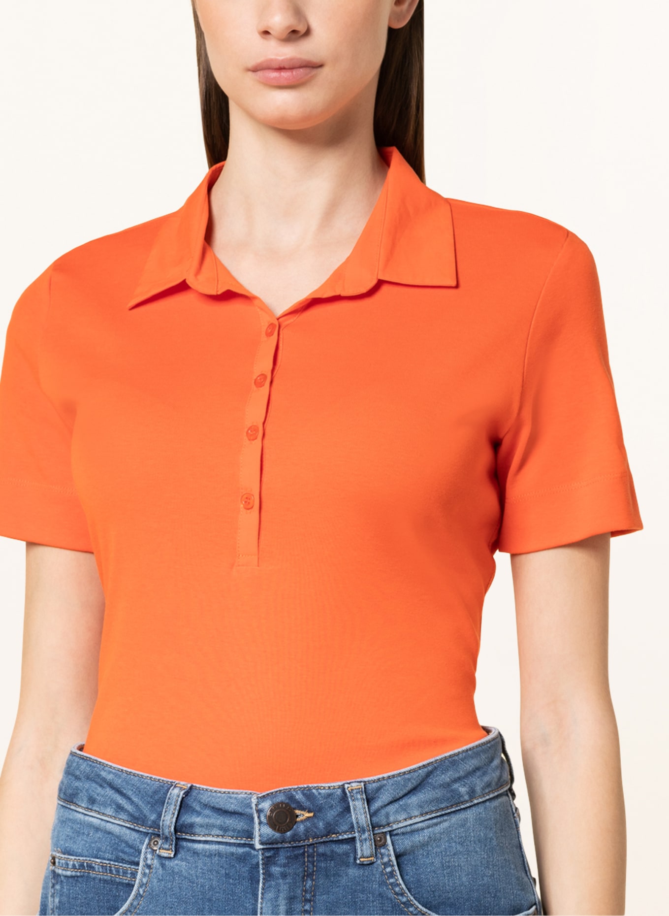 darling harbour Jersey polo shirt, Color: ORANGE (Image 4)