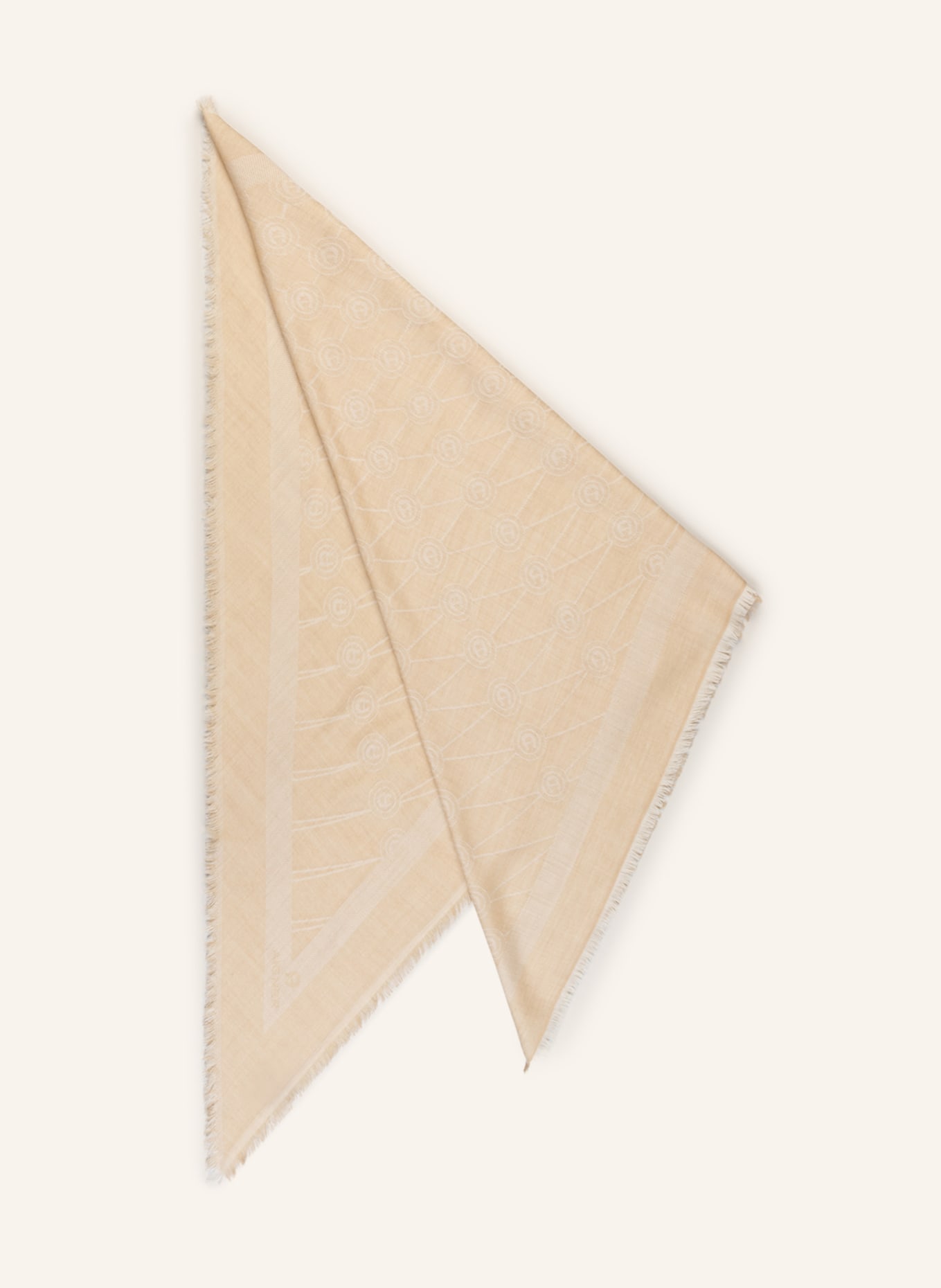 AIGNER Dreieckstuch TRIANGLE, Farbe: HELLBRAUN (Bild 1)