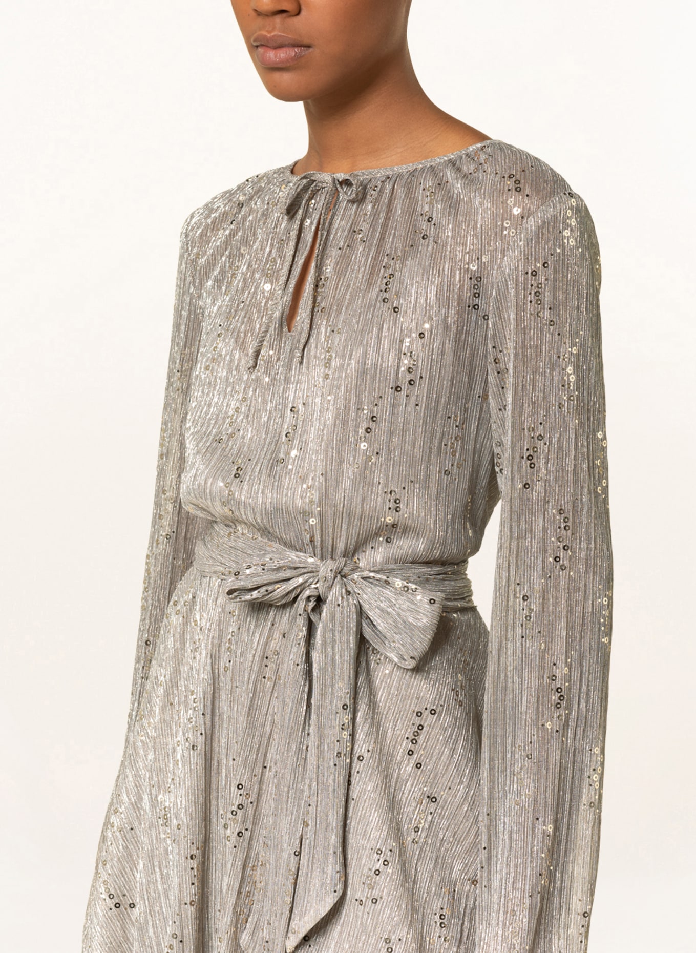 TALBOT RUNHOF Kleid GOYABA1 mit Glanzgarn und Pailletten, Farbe: GOLD (Bild 4)