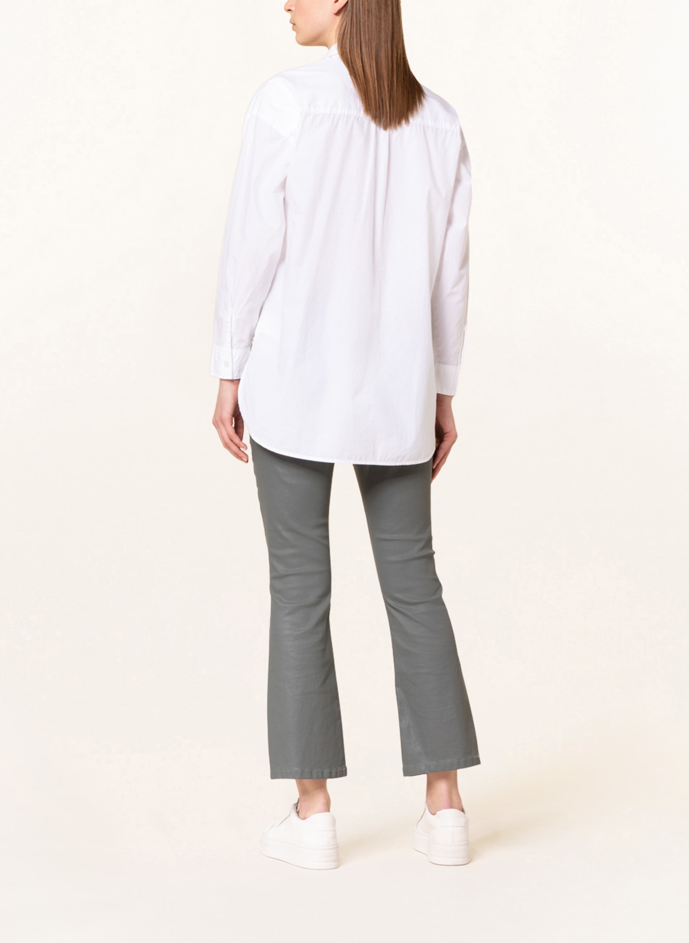 Herrlicher Oversized shirt blouse LELOU, Color: WHITE (Image 3)
