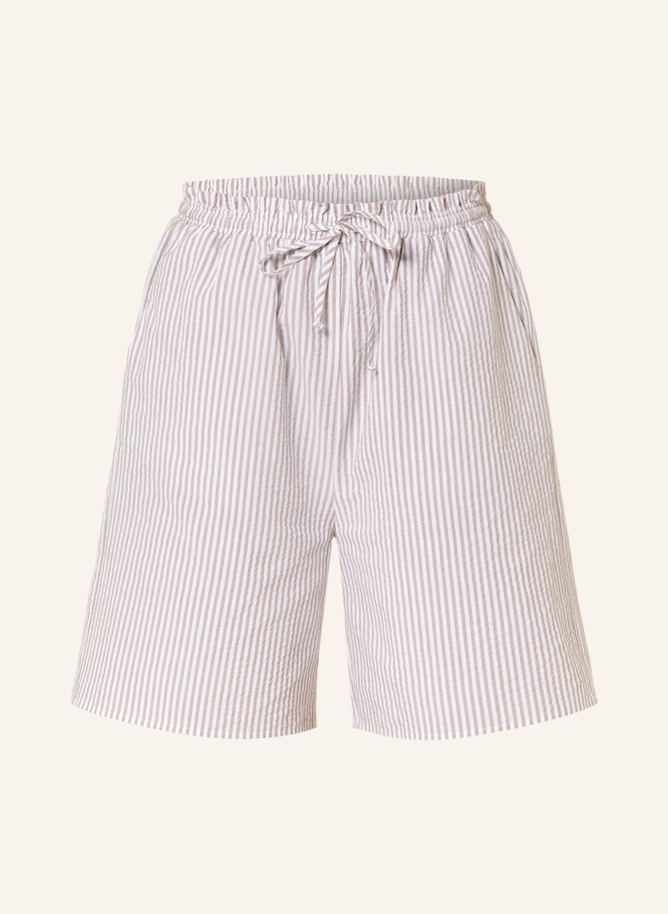 darling harbour Pajama shorts, Color: BEIGE/ ECRU (Image 1)