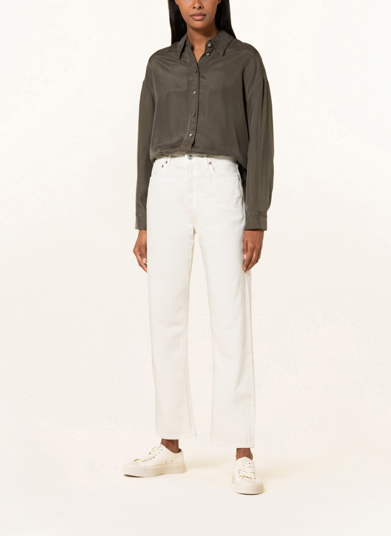 AGOLDE Straight jeans 90S PINCH WAIST, Color: Drum off white (Image 2)