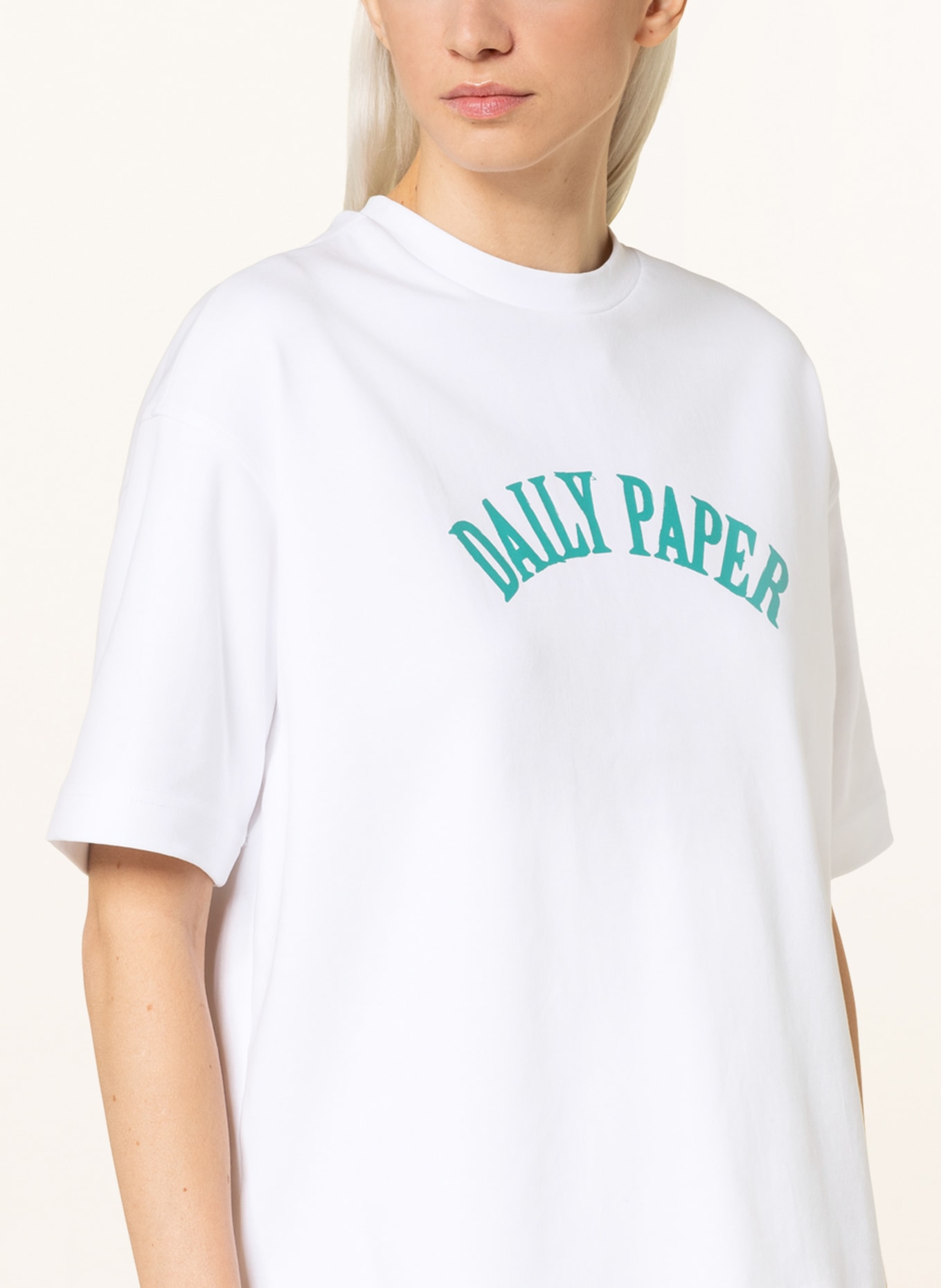 DAILY PAPER T-Shirt HOZINA, Farbe: WEISS/ GRÜN (Bild 4)