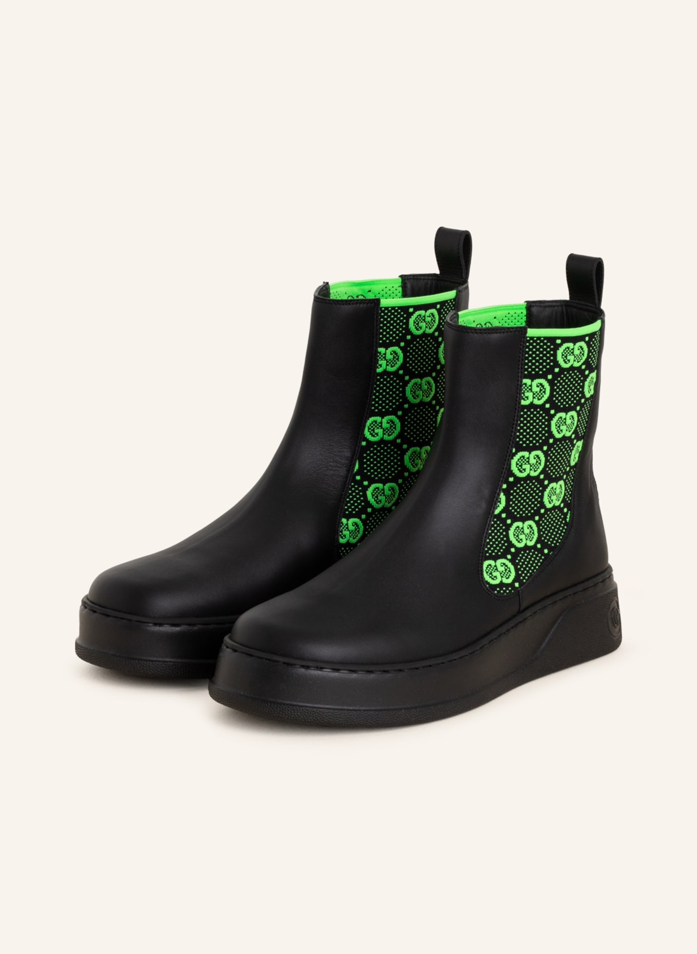 Gucci boots green hotsell