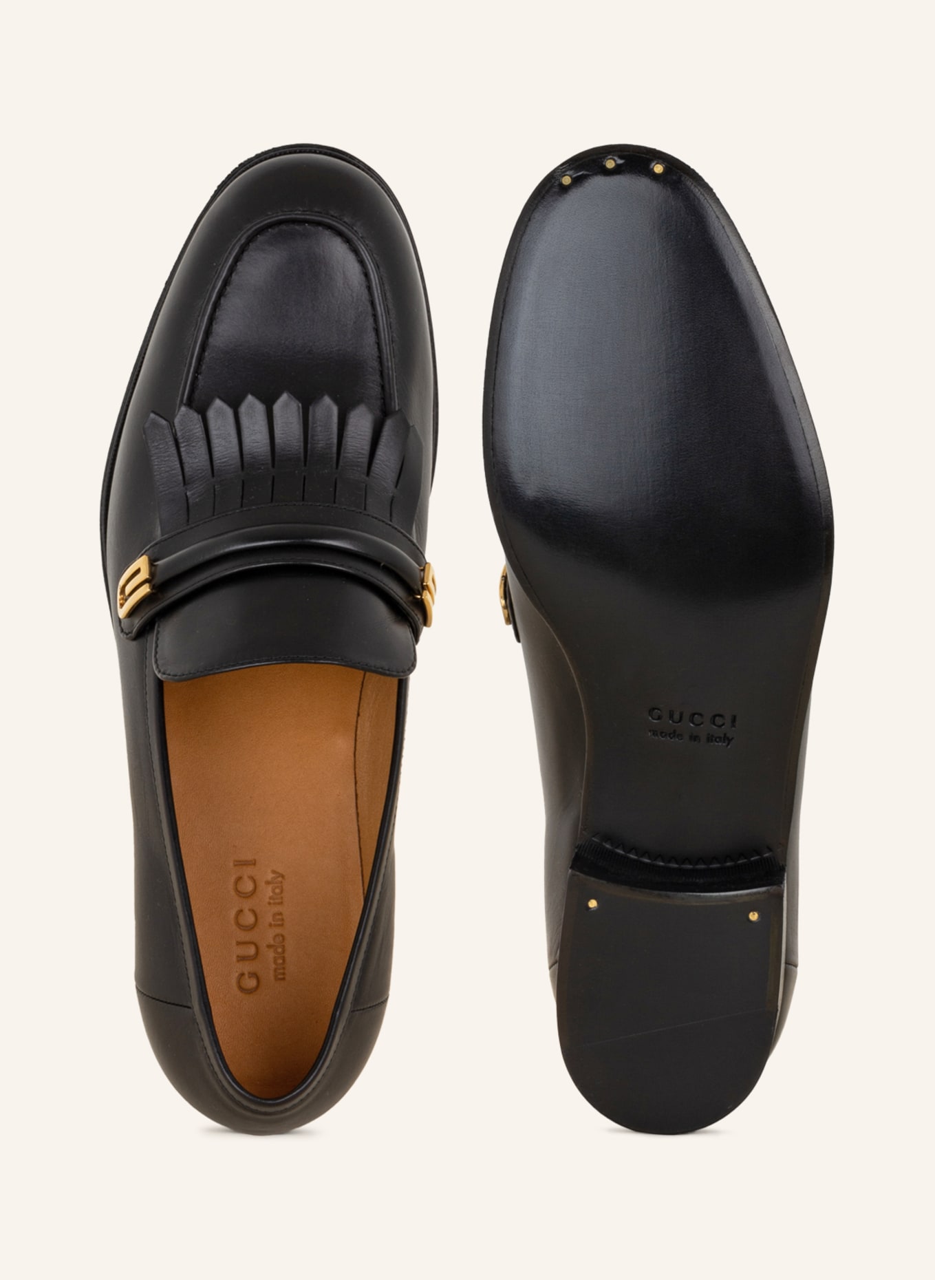 Gucci shop kiltie loafer