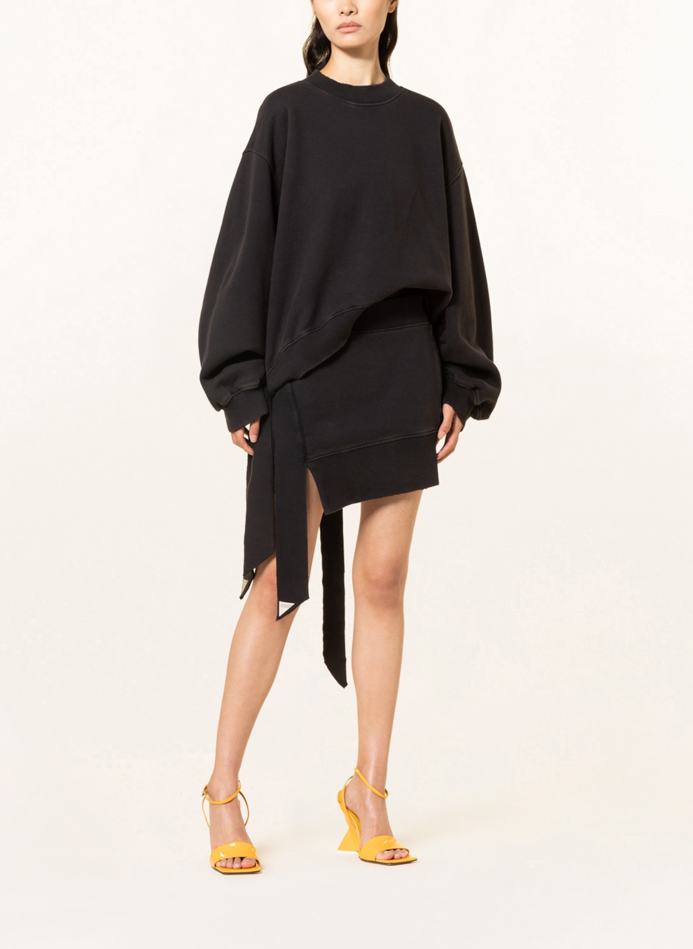 THE ATTICO Skirt HANNAH , Color: BLACK (Image 2)