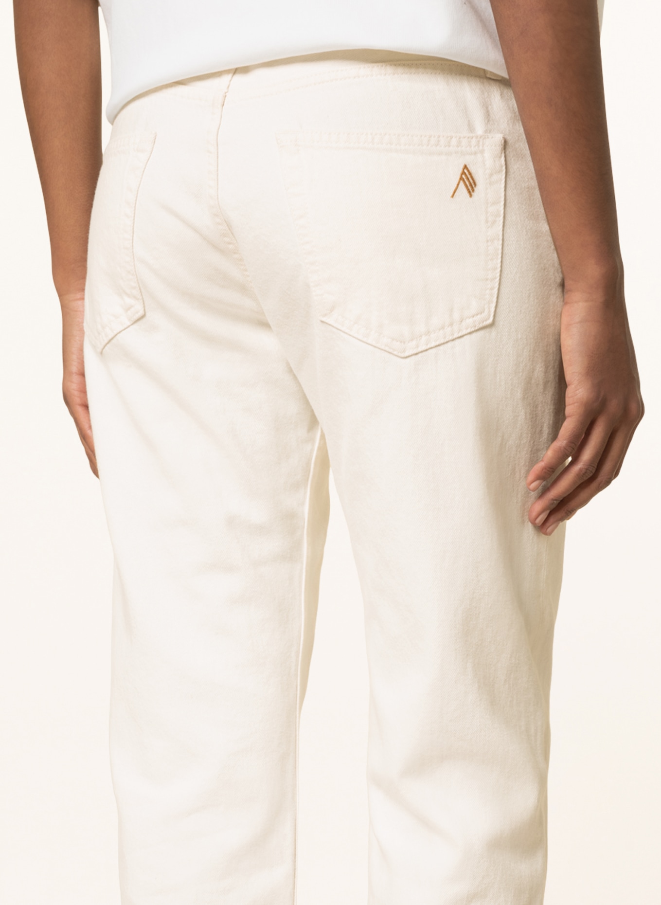 THE ATTICO Mom Jeans BOYFRIEND , Color: ECRU (Image 5)