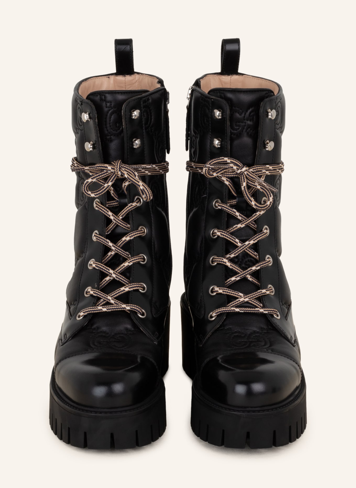 GUCCI Lace-up boots, Color: 1000 NERO/NERO/NERO (Image 3)