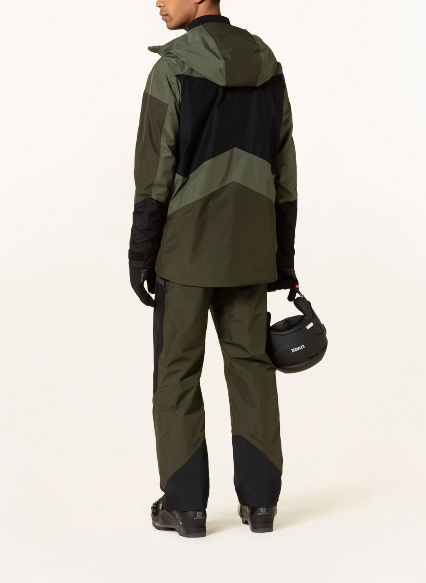 Peak Performance Ski jacket GRAVITY GTX, Color: KHAKI/ BLACK (Image 3)