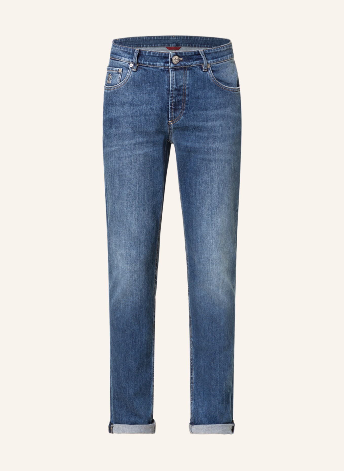 BRUNELLO CUCINELLI Jeans traditional fit , Color: C1471 Mid Blue (Image 1)