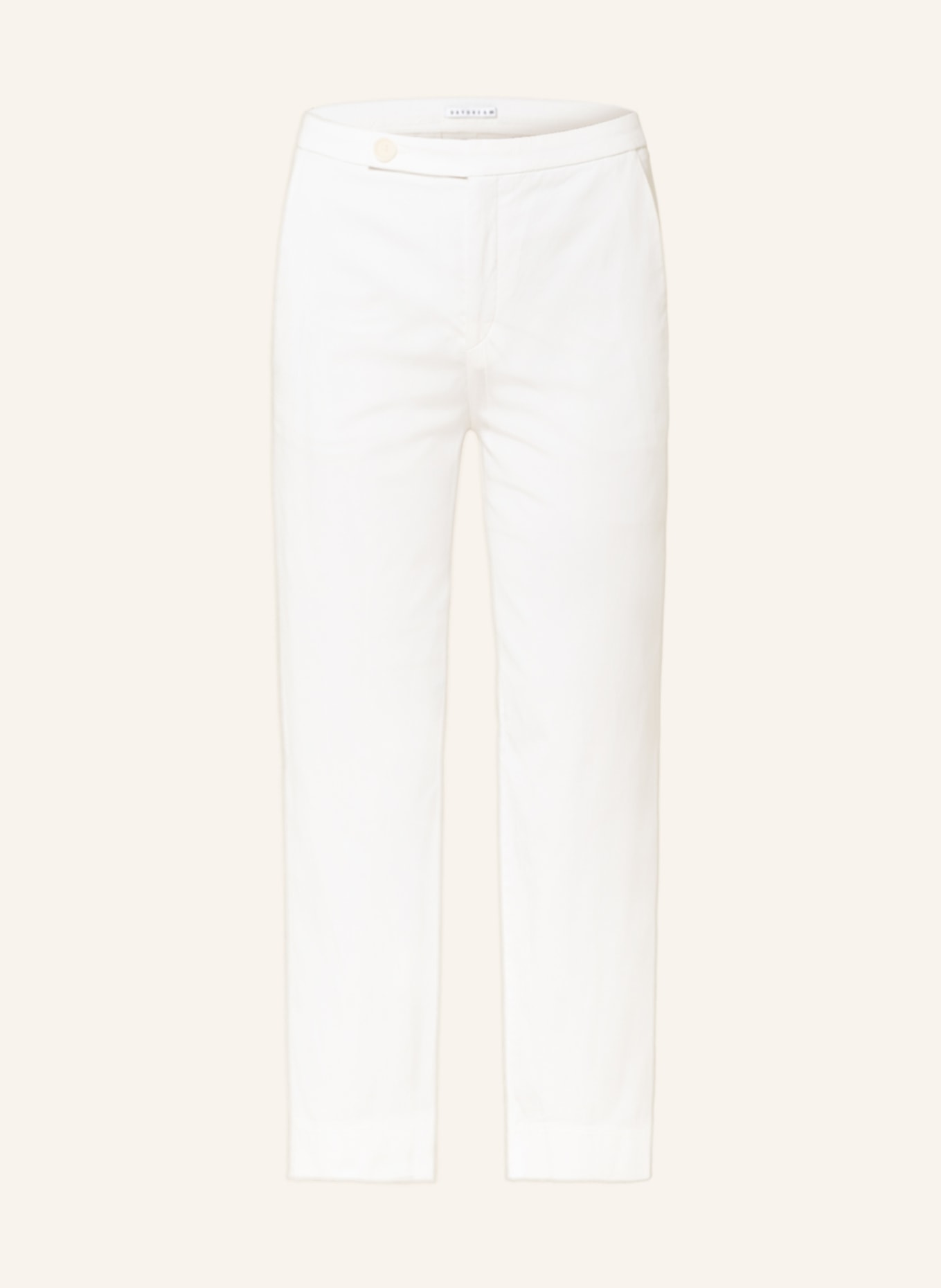 MAC DAYDREAM 7/8 pants PORTOFINO, Color: WHITE (Image 1)