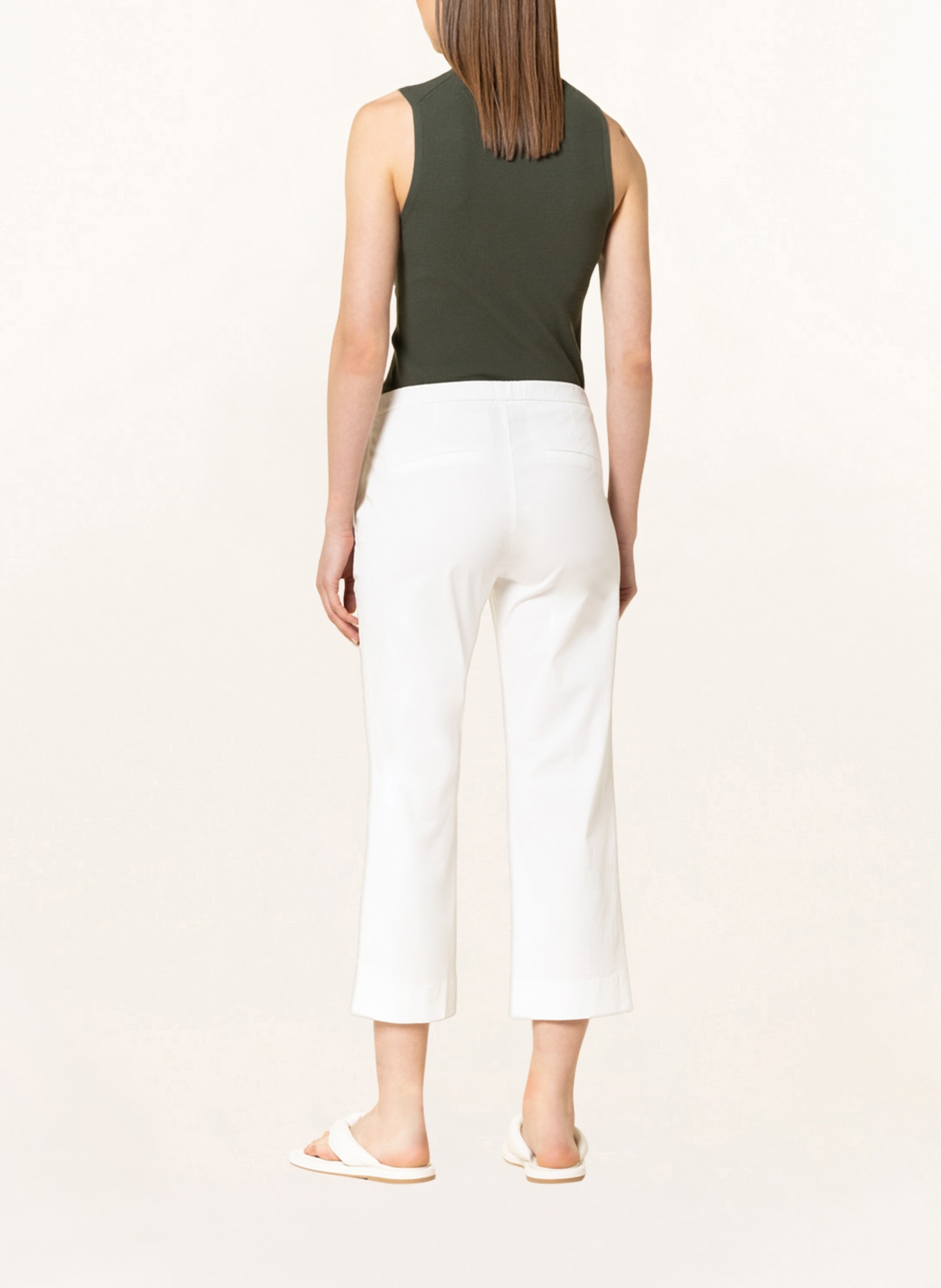 MAC DAYDREAM 7/8 pants PORTOFINO, Color: WHITE (Image 3)
