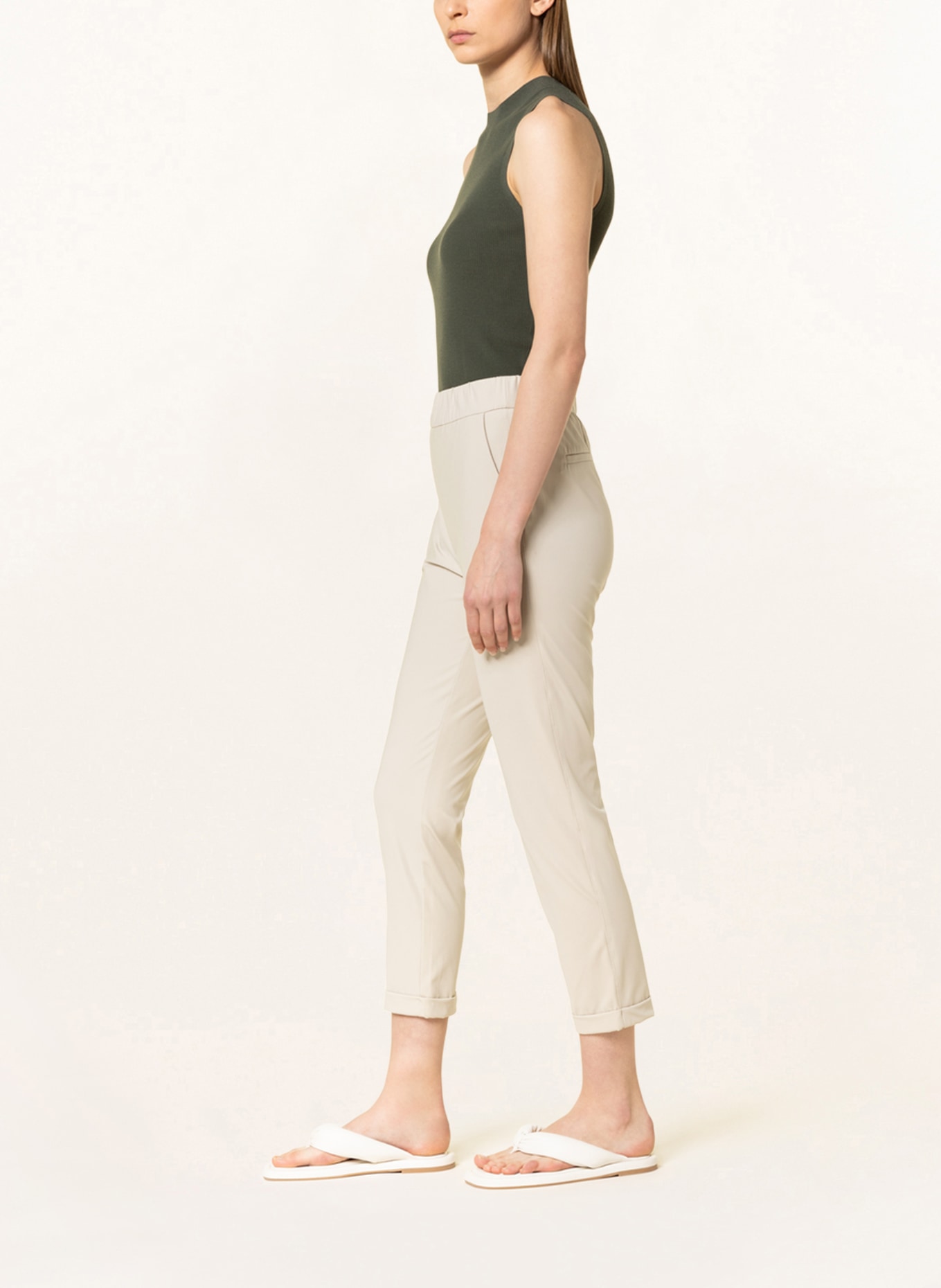 MAC DAYDREAM Jersey pants BEAUTY, Color: BEIGE (Image 4)