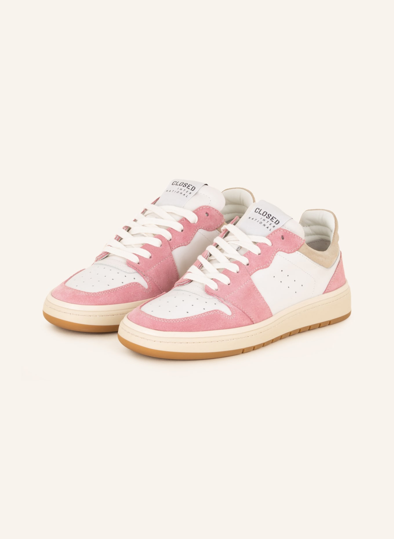 CLOSED Sneakers, Color: PINK/ WHITE (Image 1)