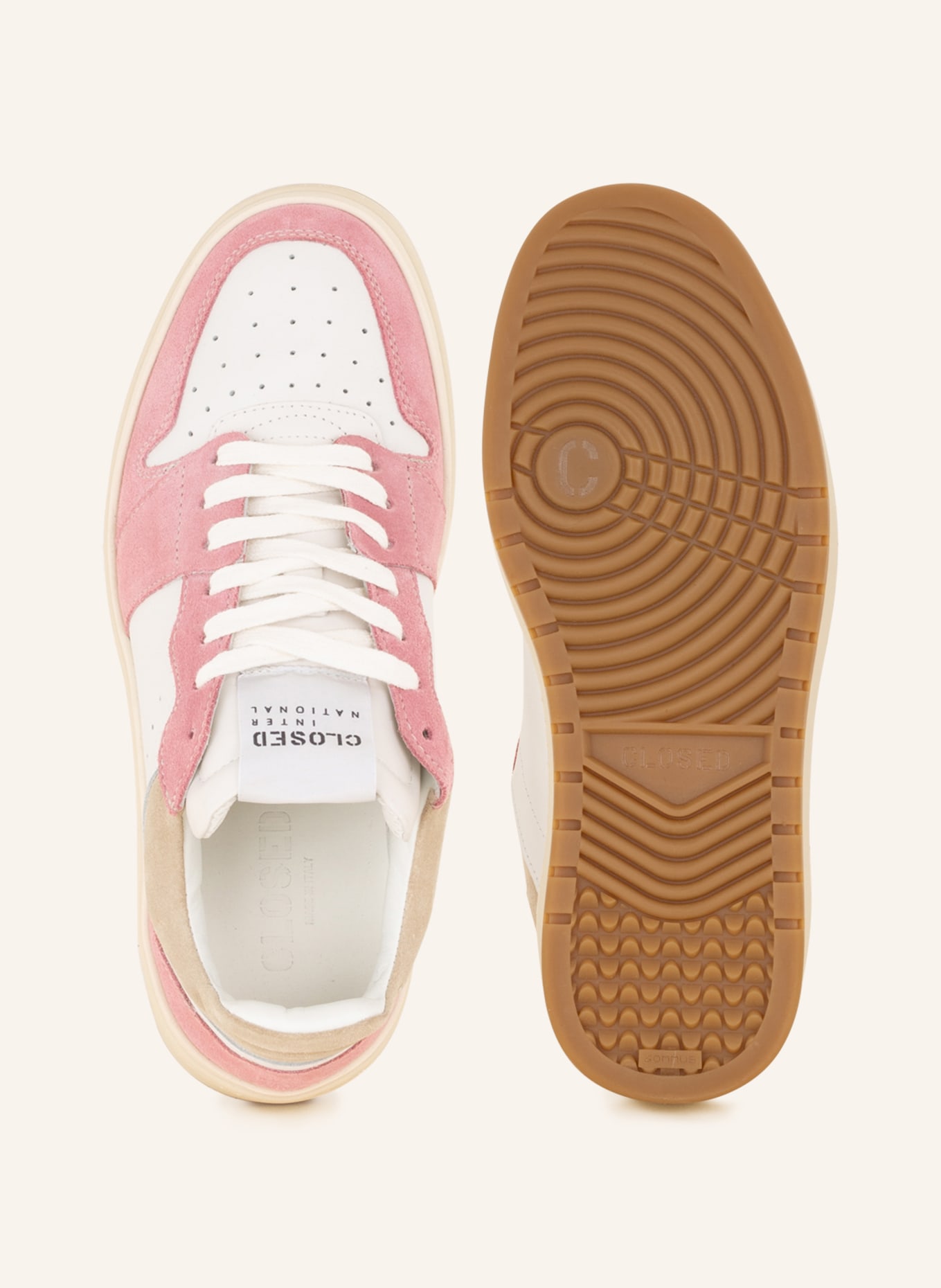 CLOSED Sneakers, Color: PINK/ WHITE (Image 5)
