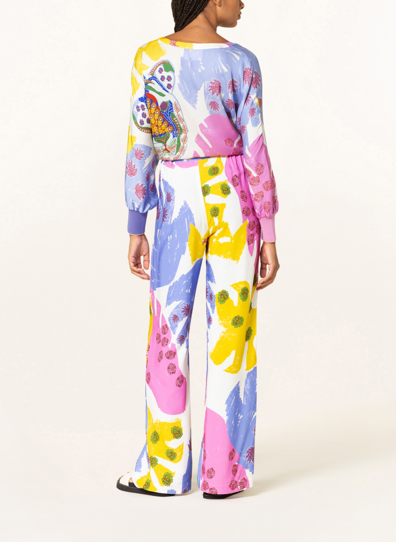 IVI collection Pants, Color: LIGHT BLUE/ YELLOW/ PINK (Image 3)