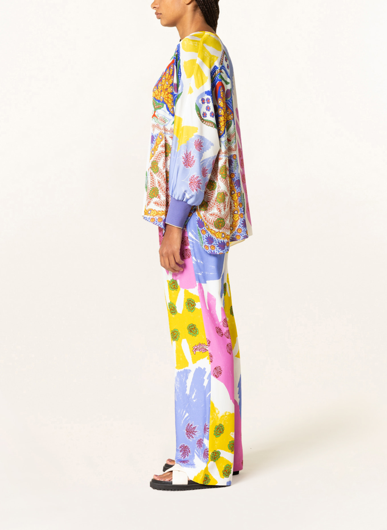 IVI collection Pants, Color: LIGHT BLUE/ YELLOW/ PINK (Image 4)