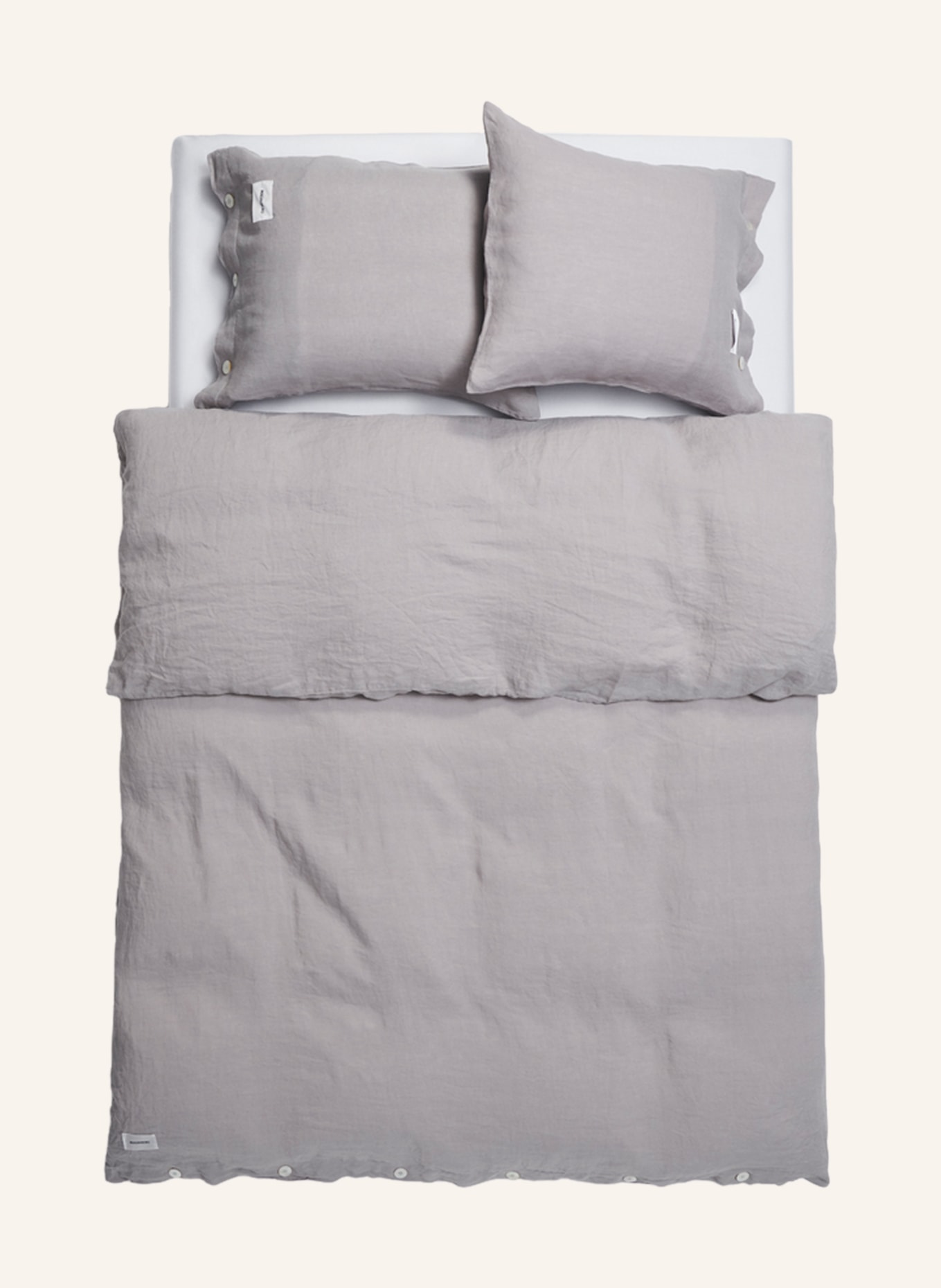 MAGNIBERG Bettbezug MOTHER: GRAU