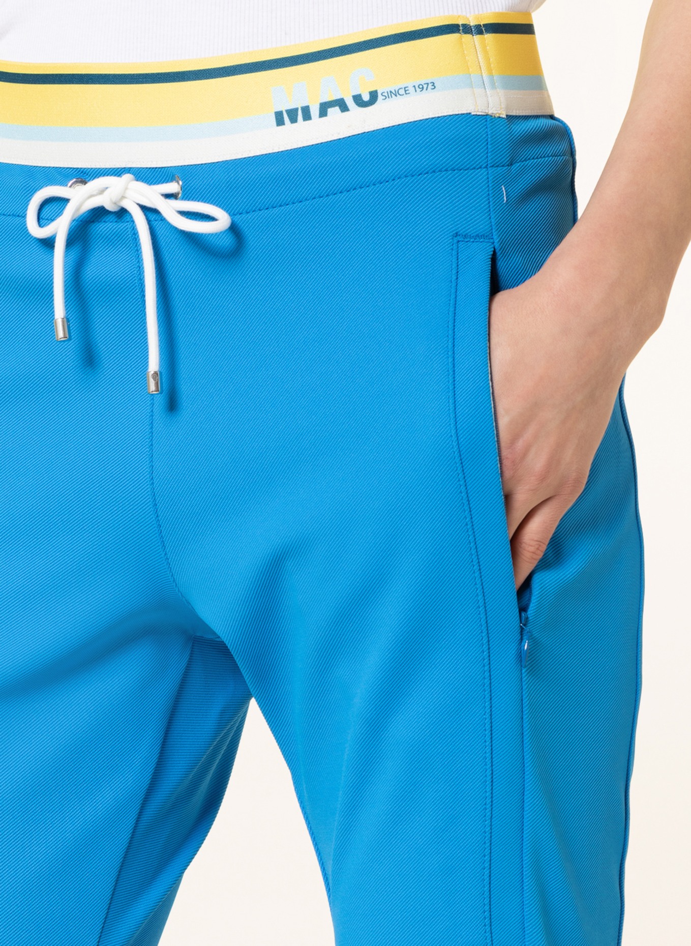 MAC Spodnie dżersejowe FUTURE w stylu dresowym , Kolor: NIEBIESKI (Obrazek 5)