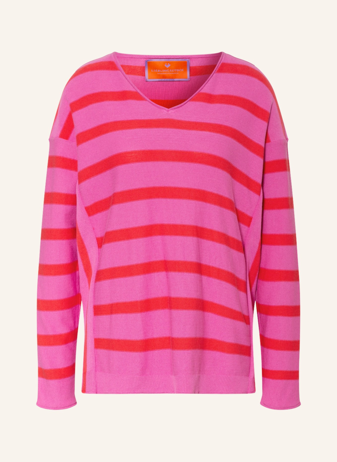 LIEBLINGSSTÜCK Sweater LUBAL, Color: PINK/ RED (Image 1)
