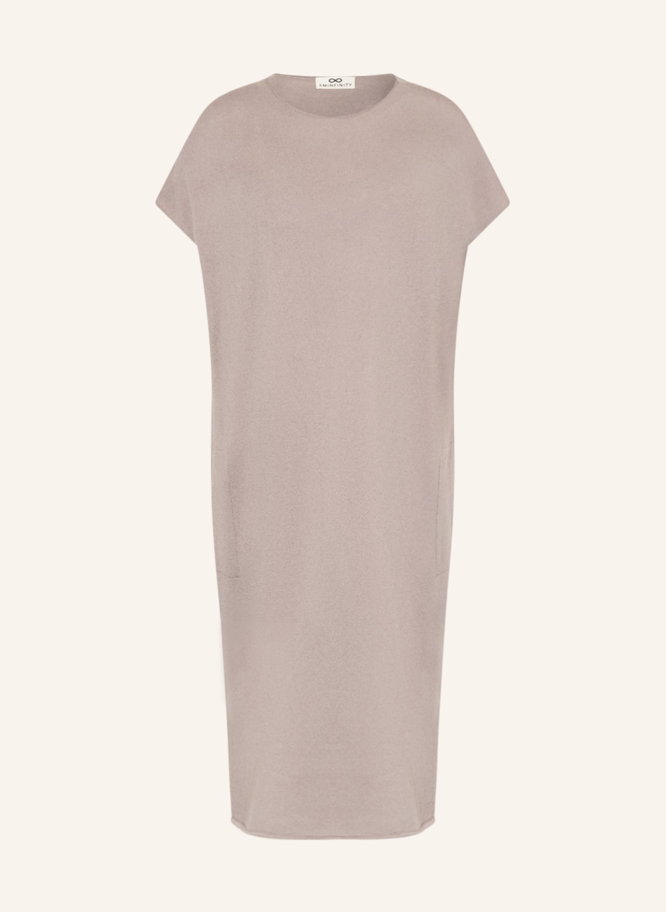 SMINFINITY Cashmere knit dress, Color: TAUPE (Image 1)