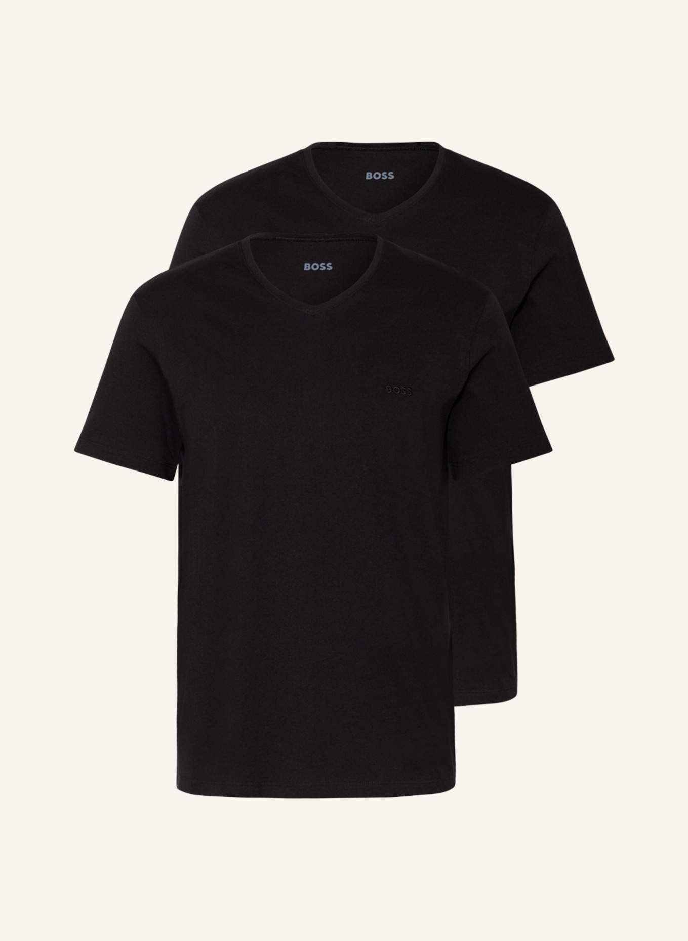 BOSS 2er-Pack T-Shirts COMFORT, Farbe: SCHWARZ (Bild 1)