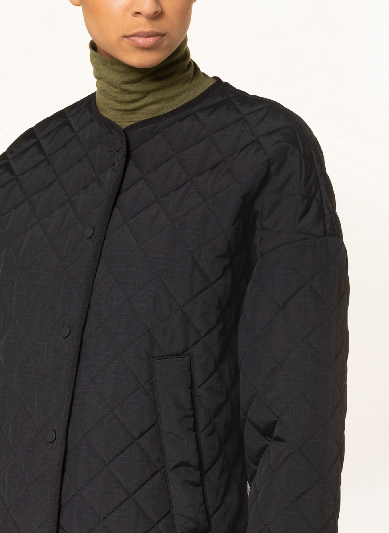 Marc O'Polo Quilted jacket , Color: BLACK (Image 4)