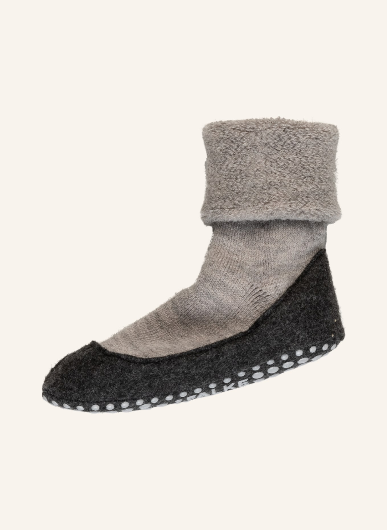 FALKE Stopper socks COSYSHOE in merino wool, Color: 3400 LIGHT GREY (Image 1)