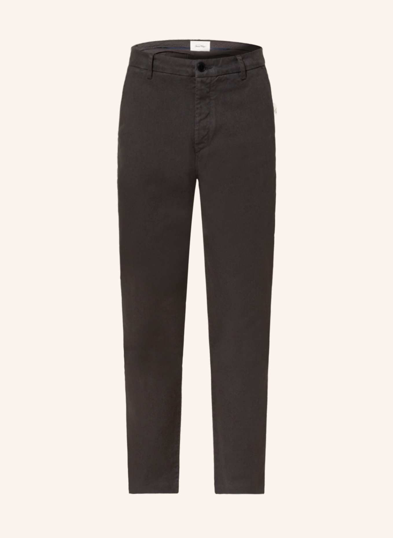American Vintage Chino kalhoty CAYMAN Slim Fit, Barva: TMAVĚ ŠEDÁ (Obrázek 1)