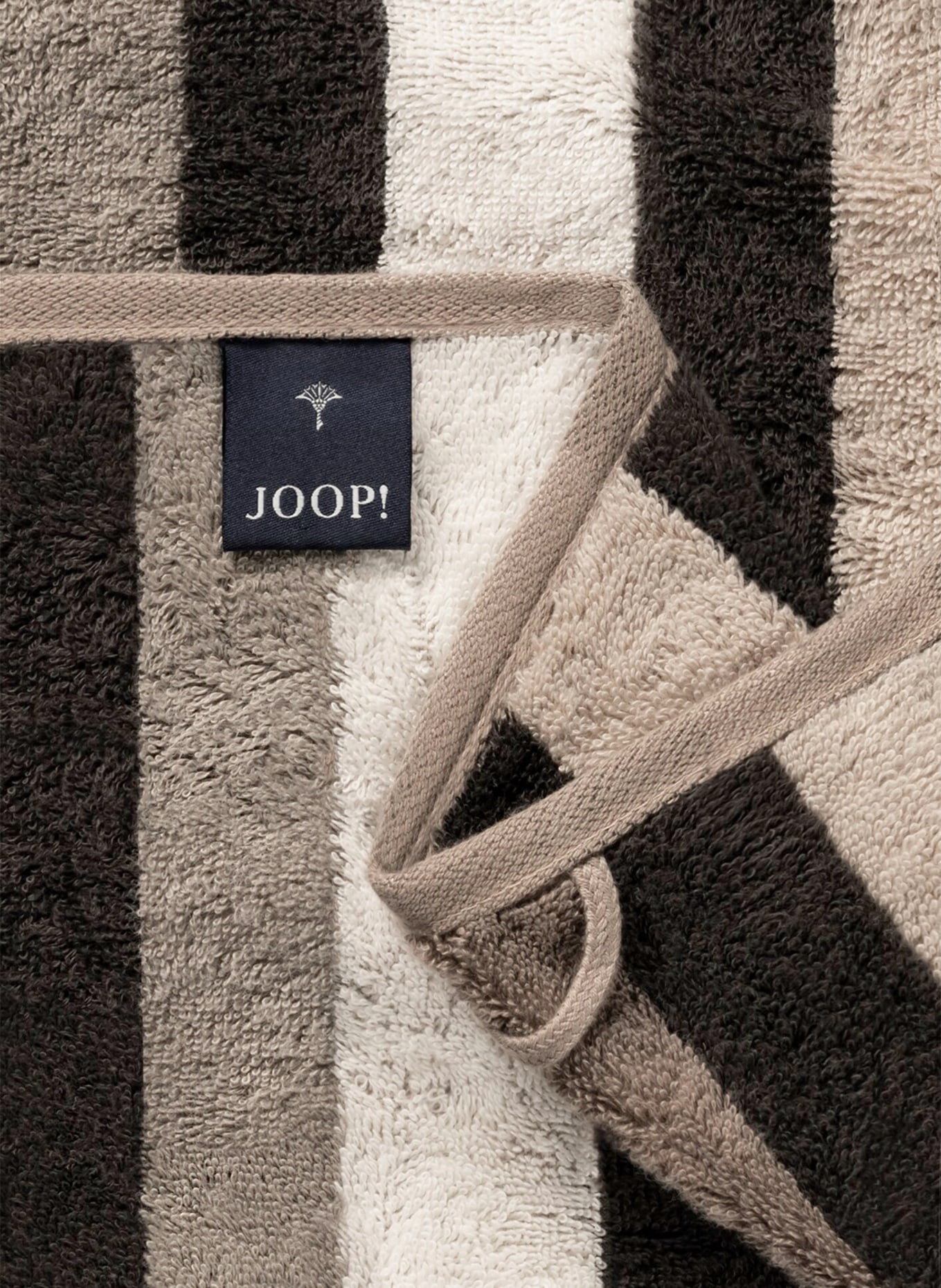 JOOP! Handtuch , Farbe: GRAU/ DUNKELBRAUN/ TAUPE (Bild 2)