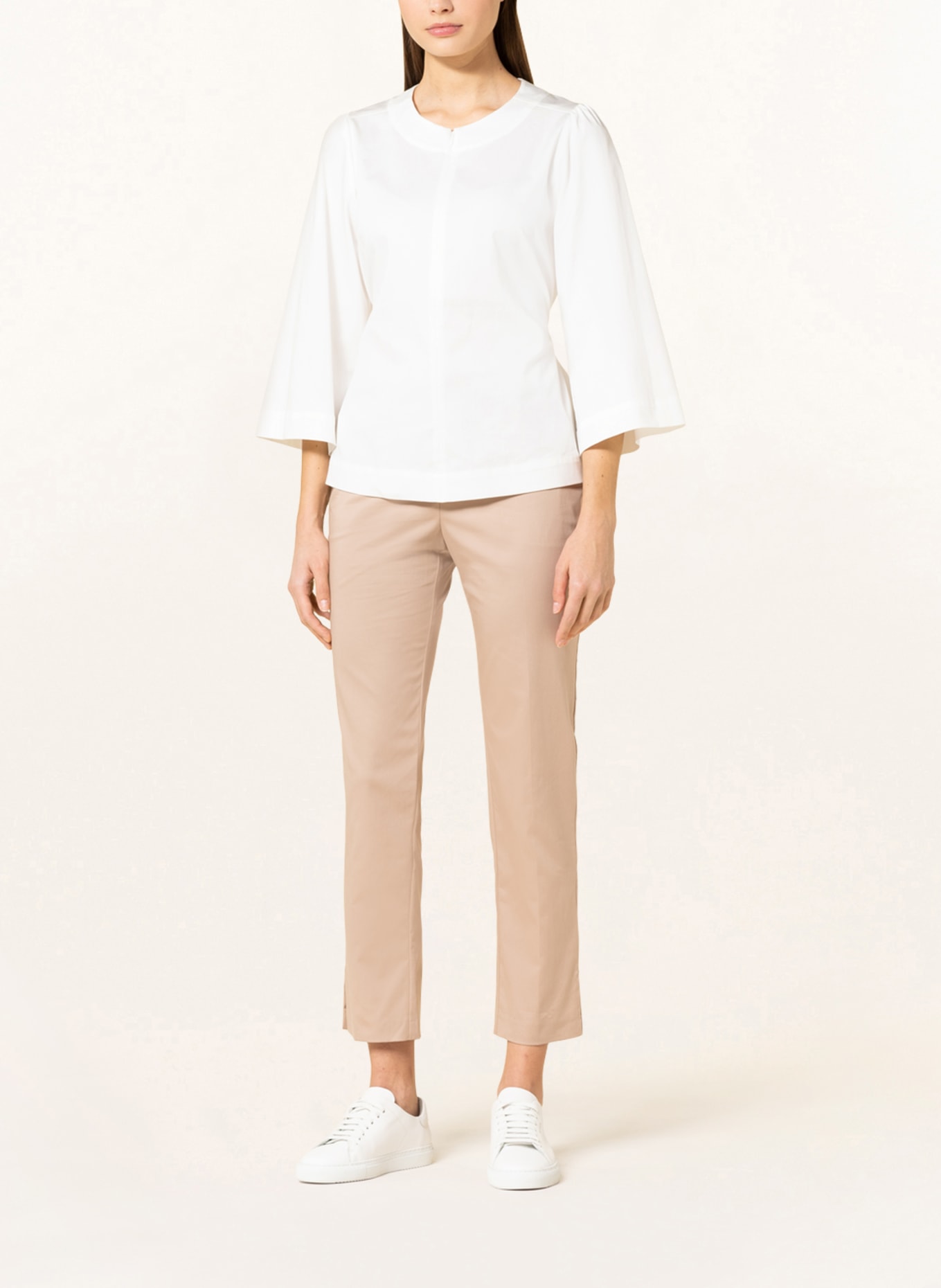 MARC CAIN Shirt blouse with 3/4 sleeves, Color: 110 off (Image 2)