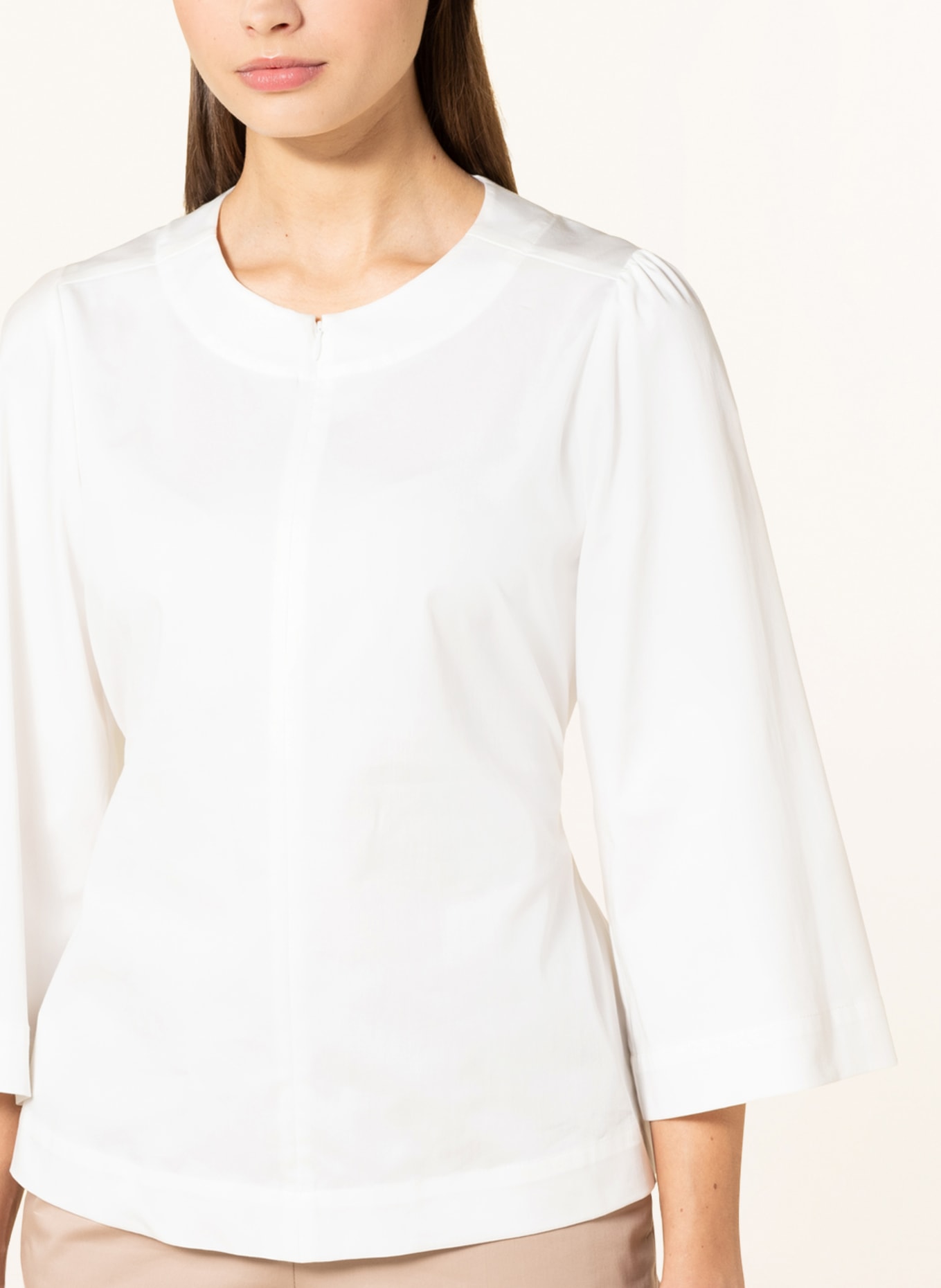 MARC CAIN Shirt blouse with 3/4 sleeves, Color: 110 off (Image 4)