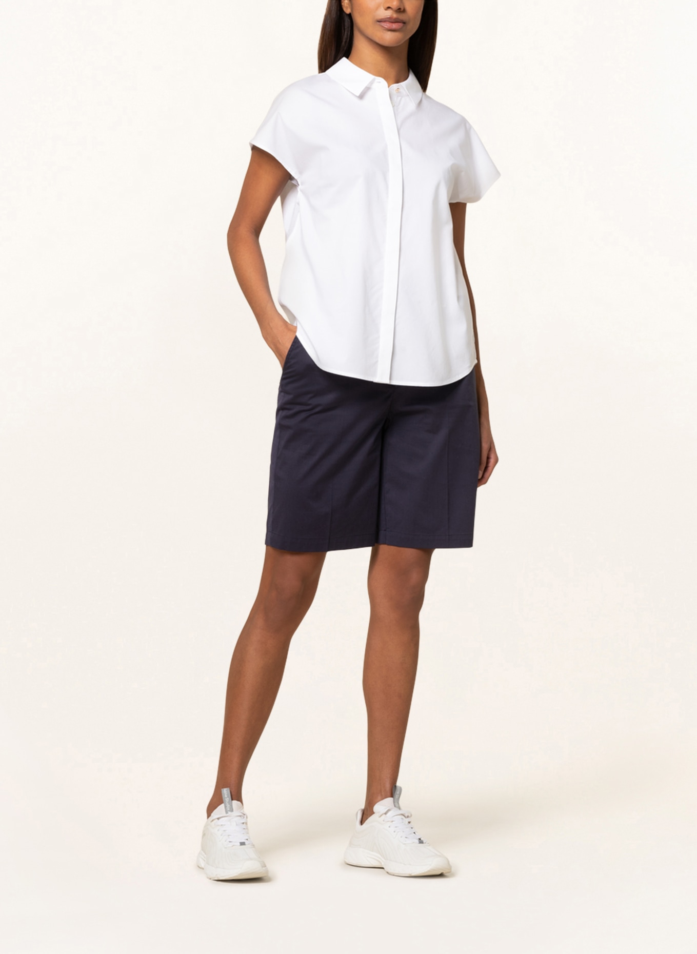 MARC CAIN Hemdbluse, Farbe: 100 WHITE (Bild 2)