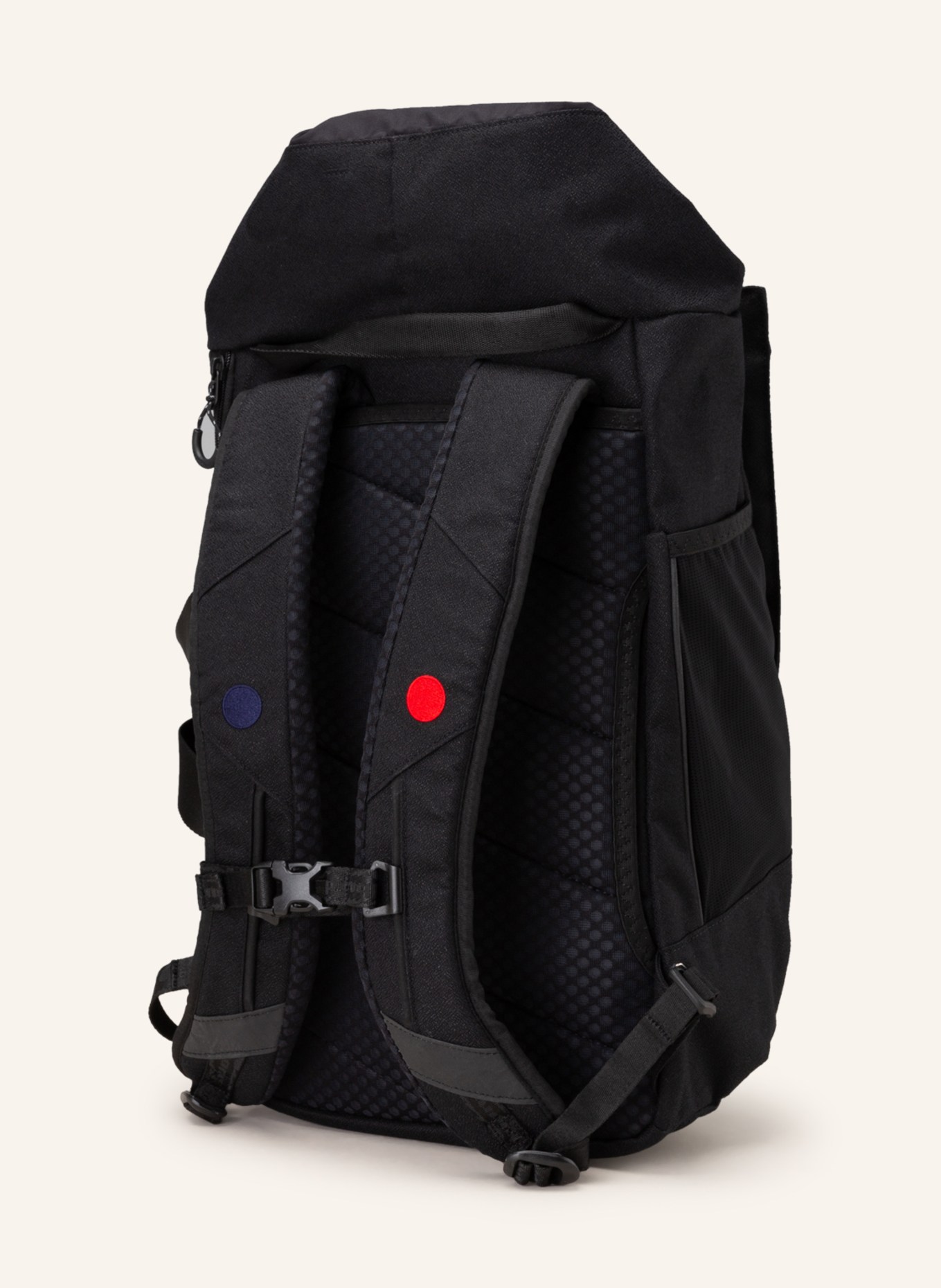 pinqponq Backpack BLOK MEDIUM 30 l, Color: BLACK (Image 2)