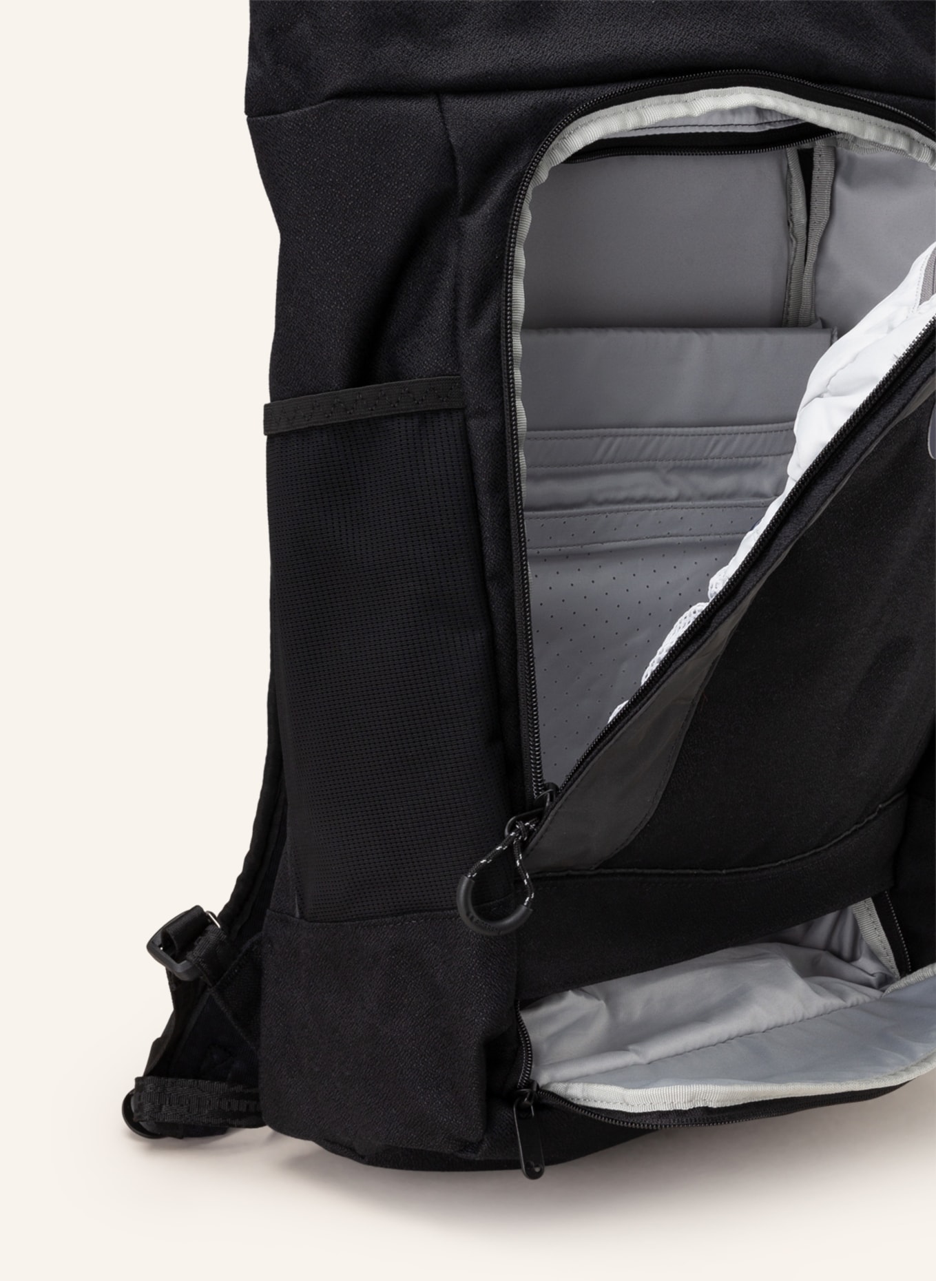 pinqponq Backpack BLOK MEDIUM 30 l, Color: BLACK (Image 3)