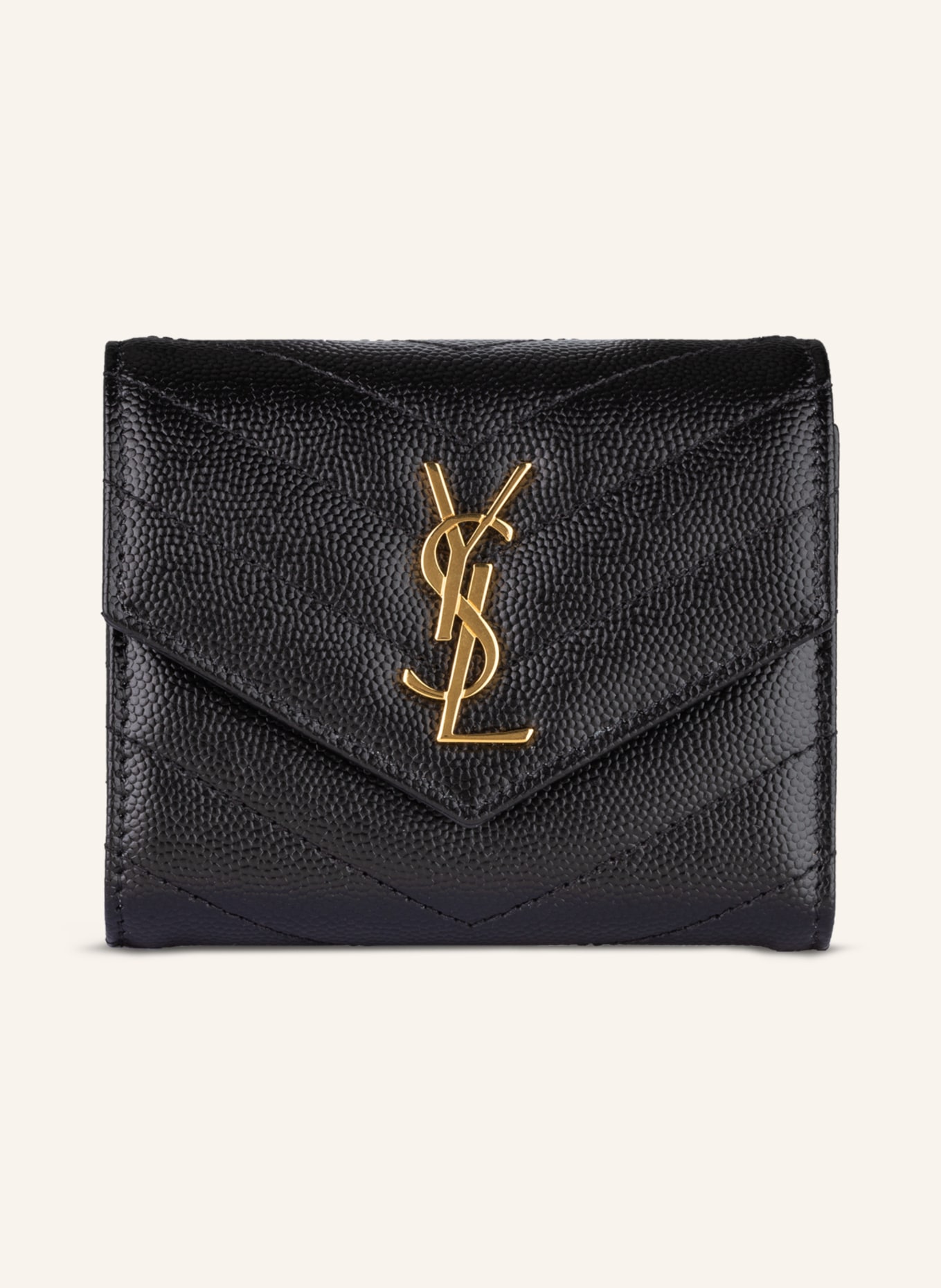 SAINT LAURENT Geldbörse CASSANDRE: SCHWARZ