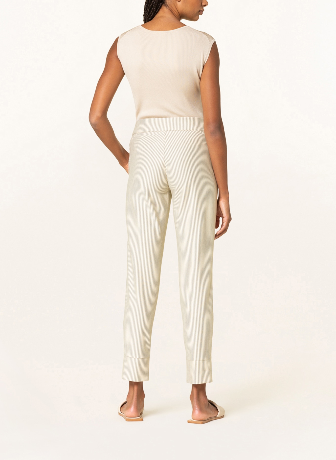 CINQUE Jersey pants CISOLVEI in jogger style , Color: BEIGE (Image 4)
